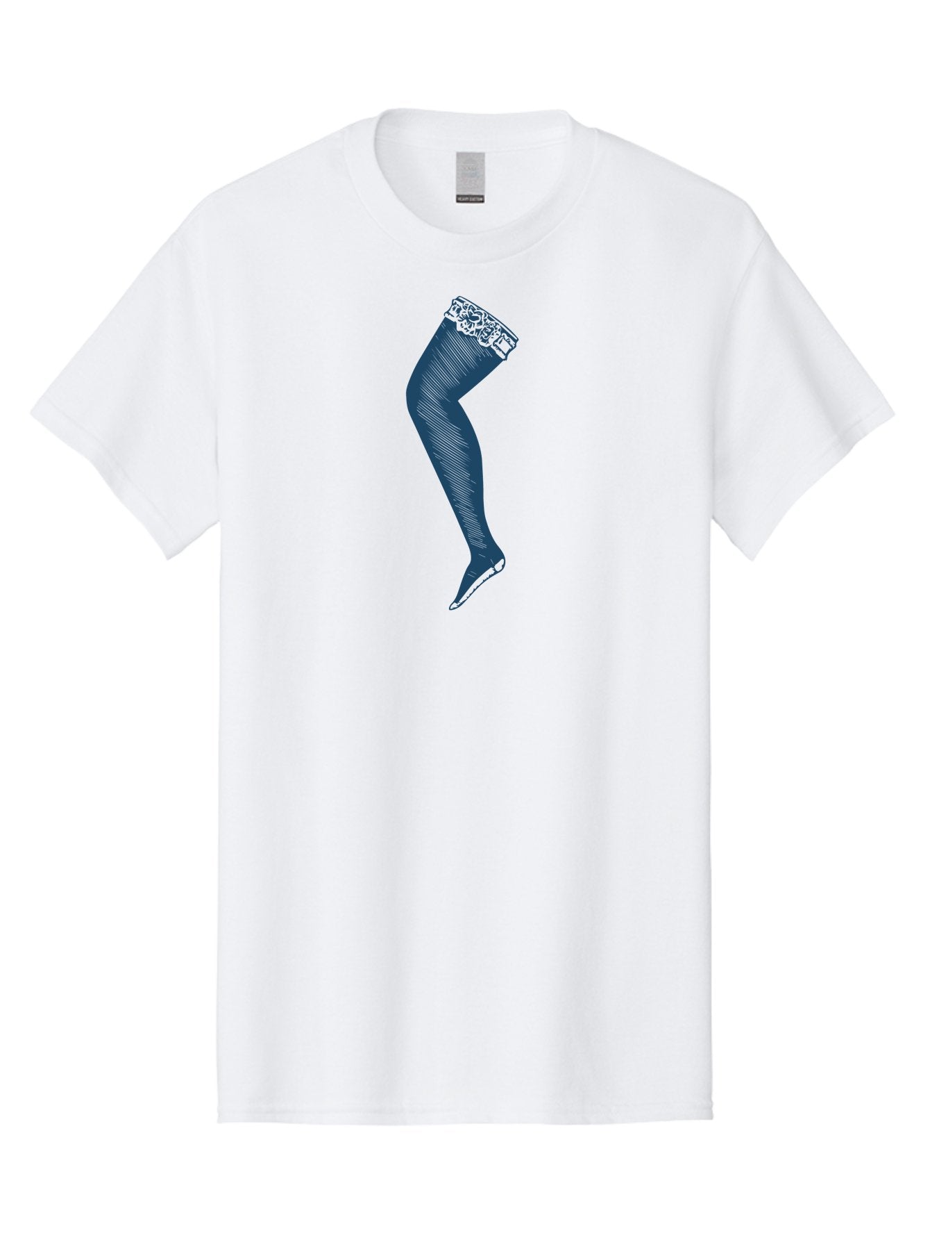 Lace Top Stocking Men'S Graphic Tee, 100% Cotton, Comfortable Casual Summer Wear, Machine Washable, Female Legs, Stockings, Pantyhose, Legwear, Fashion Accessories, Hosiery, Women'S Clothing, Elegant Legs Aae440