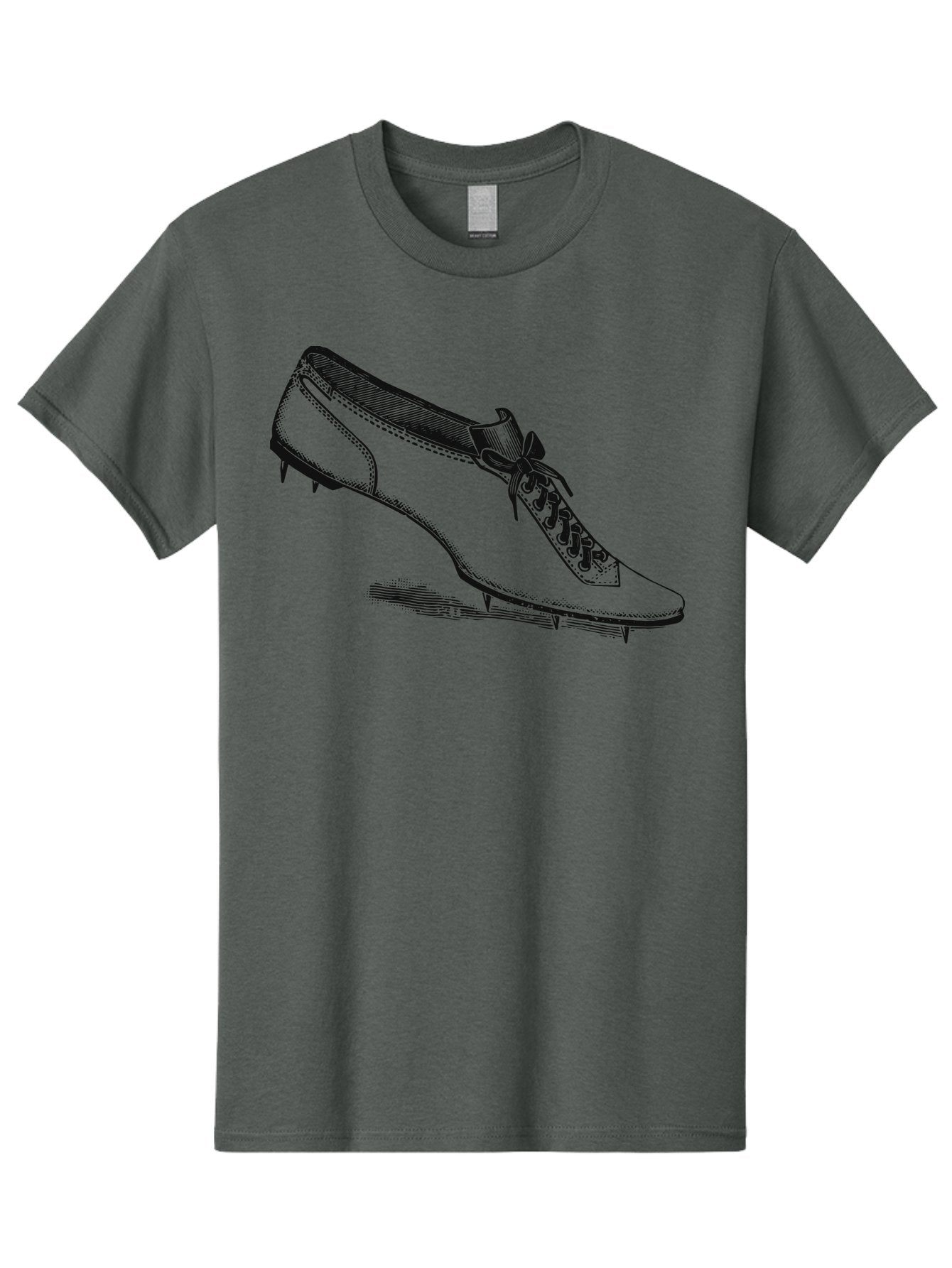 Laced For Speed Men'S Graphic Tee, 100% Cotton, Comfortable Casual Summer Wear, Machine Washable, Tap Shoe, Dance Shoe, Metal Sole, Shoe Laces, Musical Instrument, Dance Accessory, Rhythmic Footwear, Percussion Dance Aae441 3