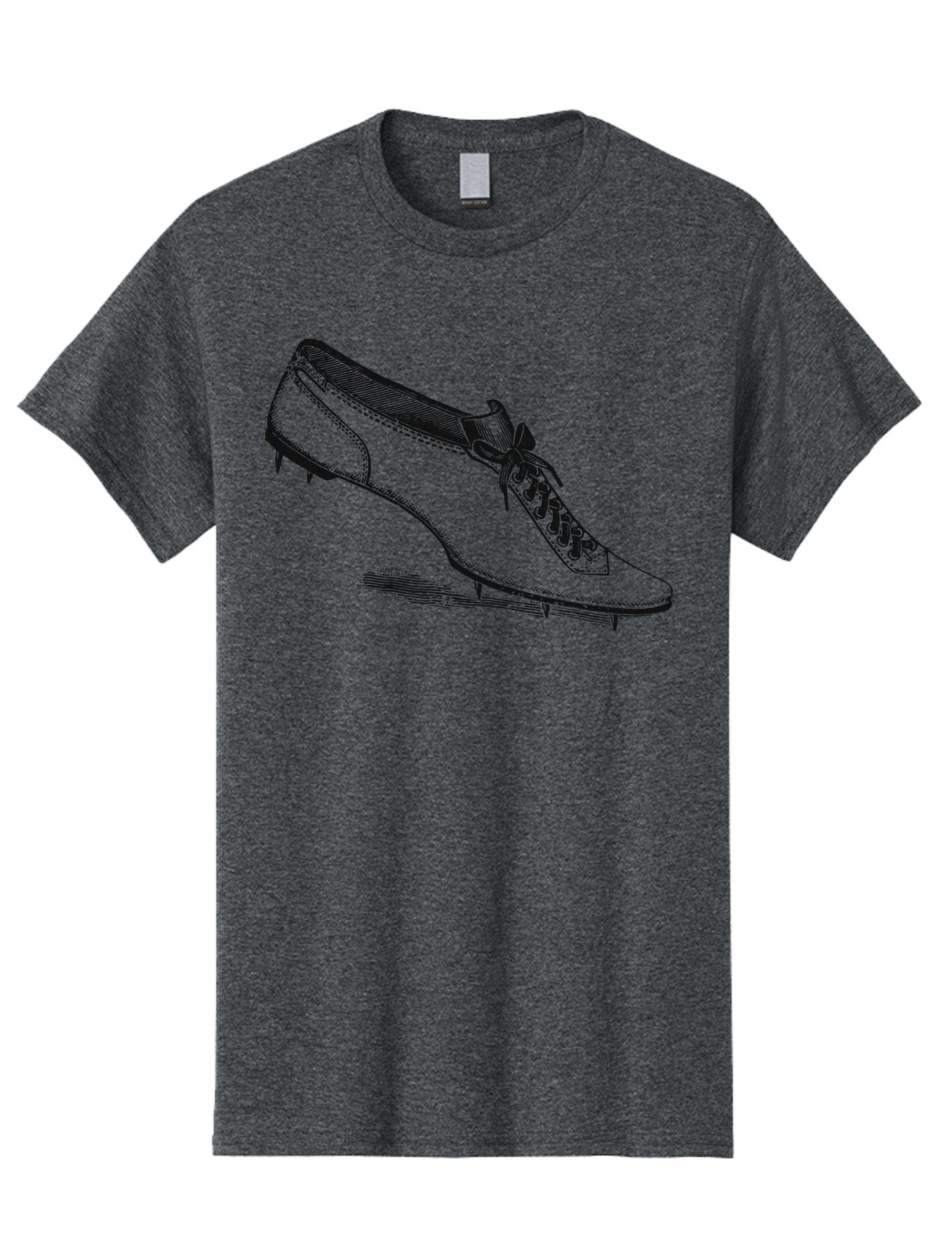 Laced For Speed Men'S Graphic Tee, 100% Cotton, Comfortable Casual Summer Wear, Machine Washable, Tap Shoe, Dance Shoe, Metal Sole, Shoe Laces, Musical Instrument, Dance Accessory, Rhythmic Footwear, Percussion Dance Aae441 10