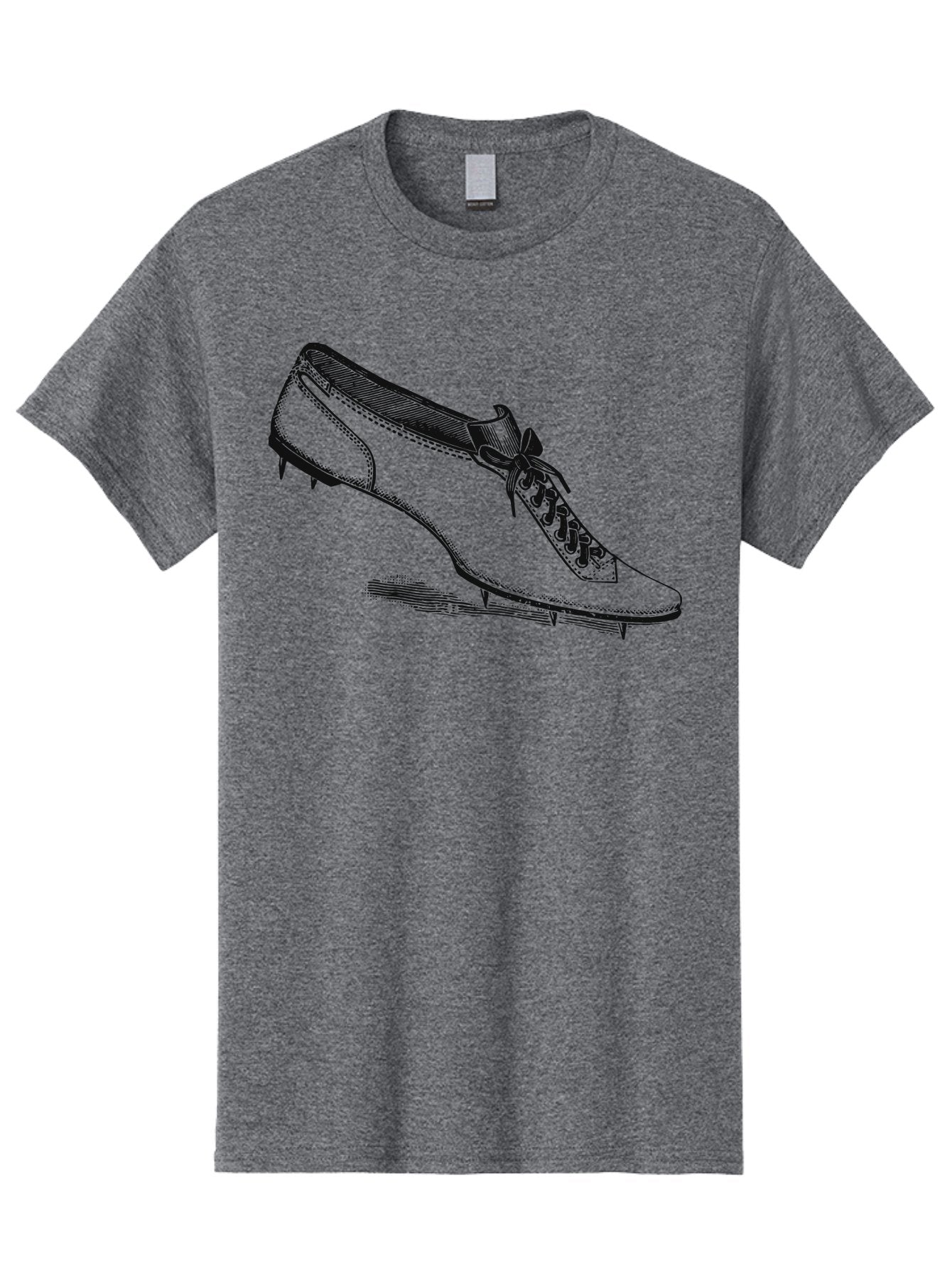 Laced For Speed Men'S Graphic Tee, 100% Cotton, Comfortable Casual Summer Wear, Machine Washable, Tap Shoe, Dance Shoe, Metal Sole, Shoe Laces, Musical Instrument, Dance Accessory, Rhythmic Footwear, Percussion Dance Aae441 15