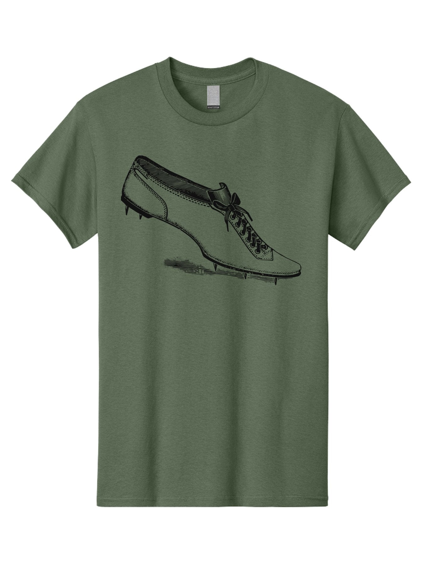 Laced For Speed Men'S Graphic Tee, 100% Cotton, Comfortable Casual Summer Wear, Machine Washable, Tap Shoe, Dance Shoe, Metal Sole, Shoe Laces, Musical Instrument, Dance Accessory, Rhythmic Footwear, Percussion Dance Aae441