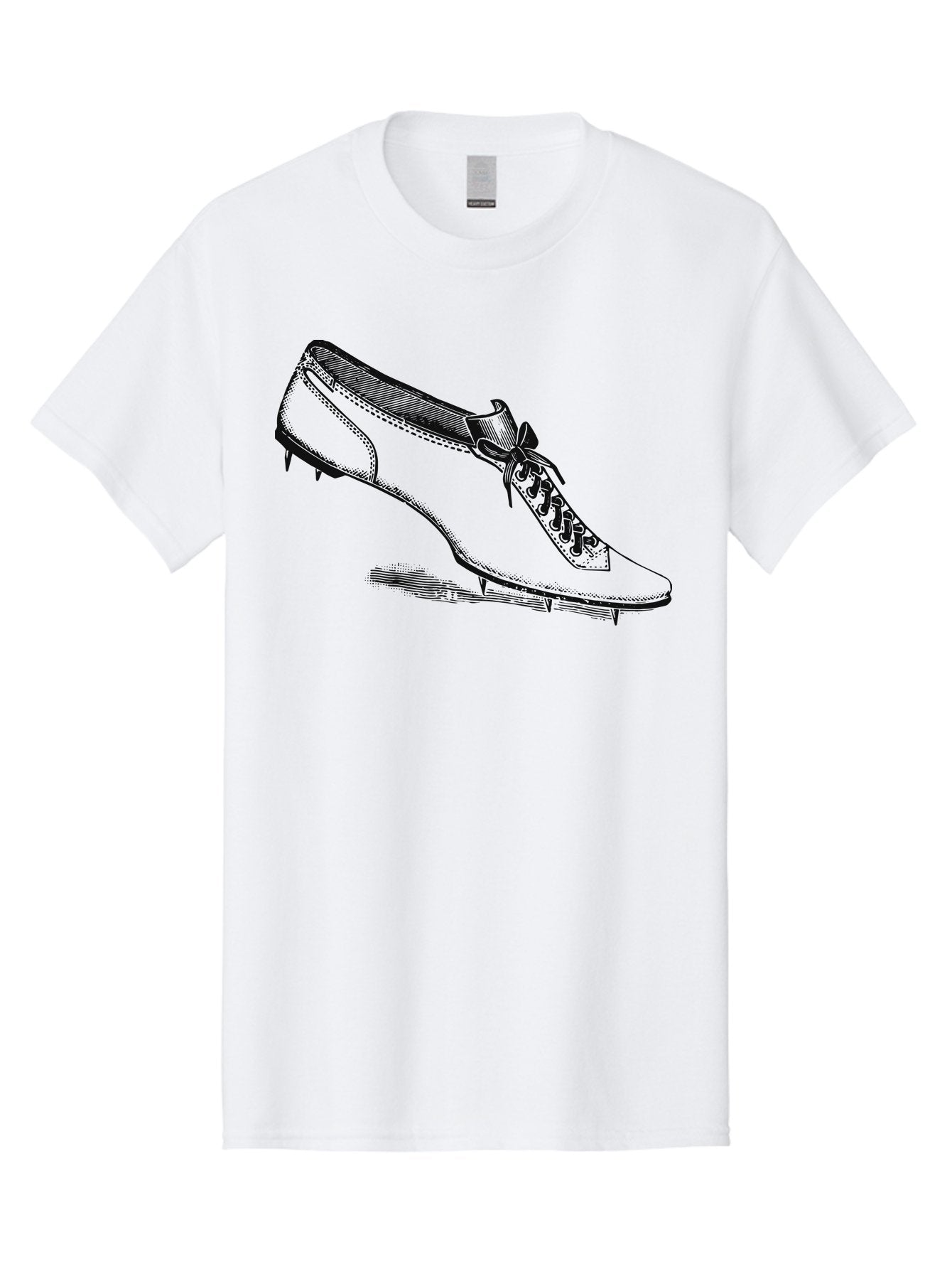Laced For Speed Men'S Graphic Tee, 100% Cotton, Comfortable Casual Summer Wear, Machine Washable, Tap Shoe, Dance Shoe, Metal Sole, Shoe Laces, Musical Instrument, Dance Accessory, Rhythmic Footwear, Percussion Dance Aae441