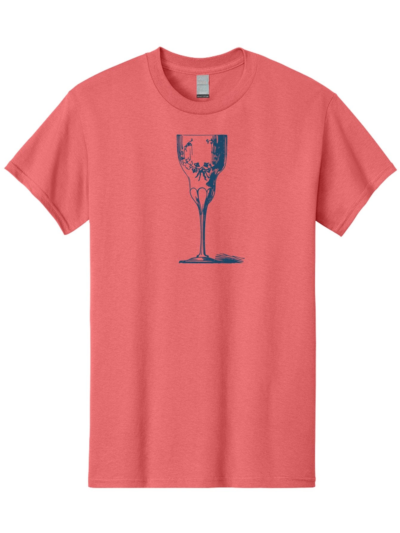 Laced Vine Crystal Glass Men'S Graphic Tee, 100% Cotton, Comfortable Casual Summer Wear, Machine Washable, Wine Glass, Broken Glass, Shattered Glass, Abstract Art, Dark Blue Illustration, Modern Design, Luxury Lifestyle, Elegant Glassware, Aae442 10