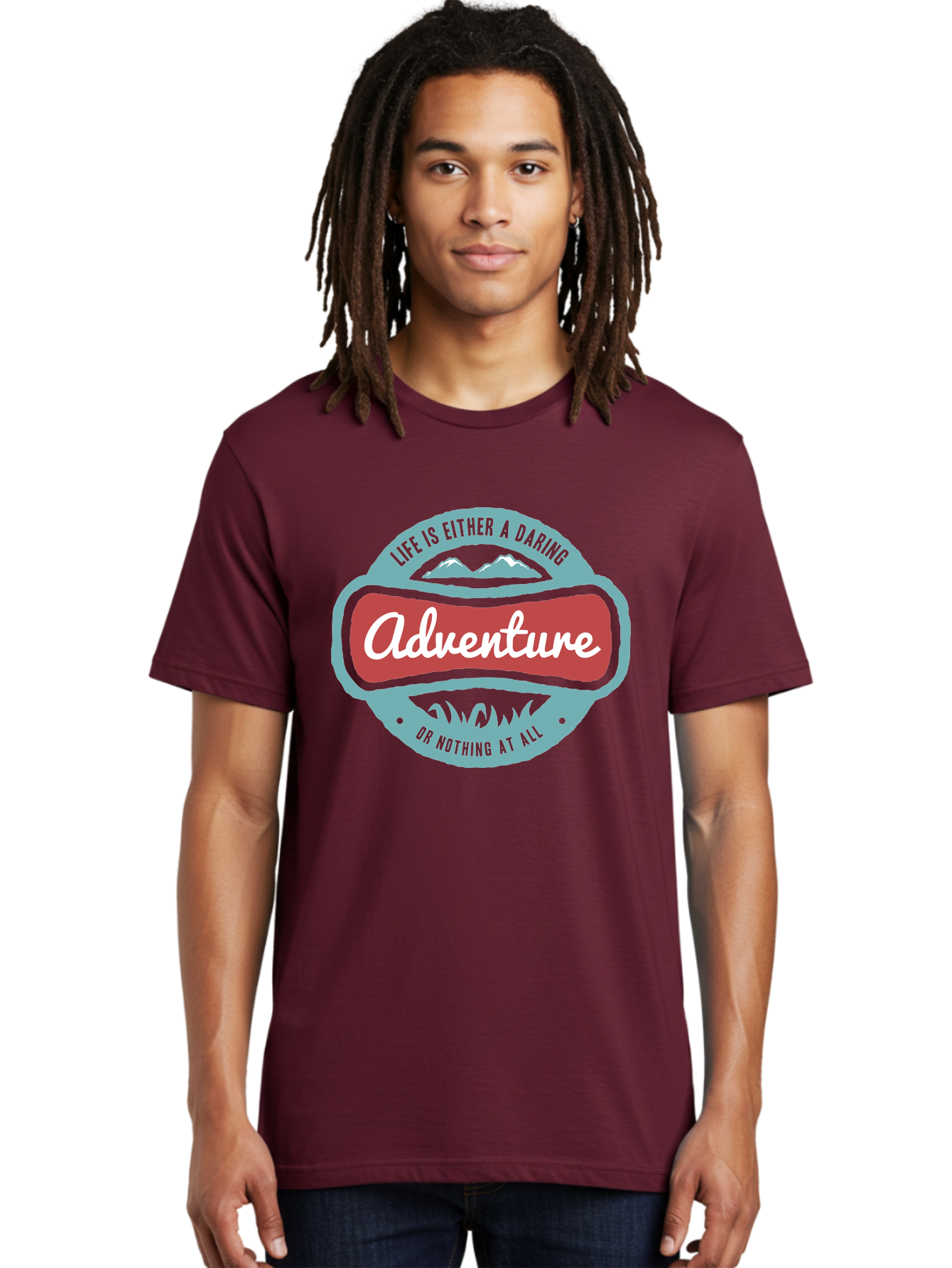 Life Is Adventure Men'S Graphic Tee, 100% Cotton, Comfortable Casual Summer Wear, Machine Washable, Daring Adventure, Outdoor Escapades, Bold Exploration, Nature Getaway, Inspiring Quotes, Motivational Phrases, Travel Adventures, Aae449 10