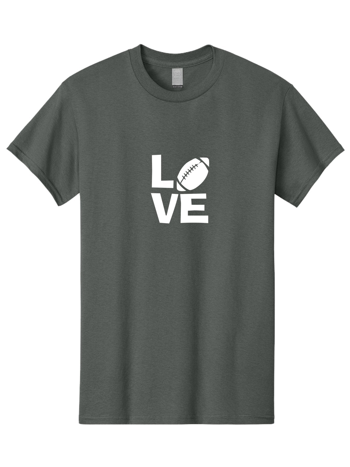Love Men'S Graphic Tee, 100% Cotton, Comfortable Casual Summer Wear, Machine Washable, Love Football, Passion For Sports, Football Lover, Sports Enthusiasm, Love Sports, Football Fan Aae464