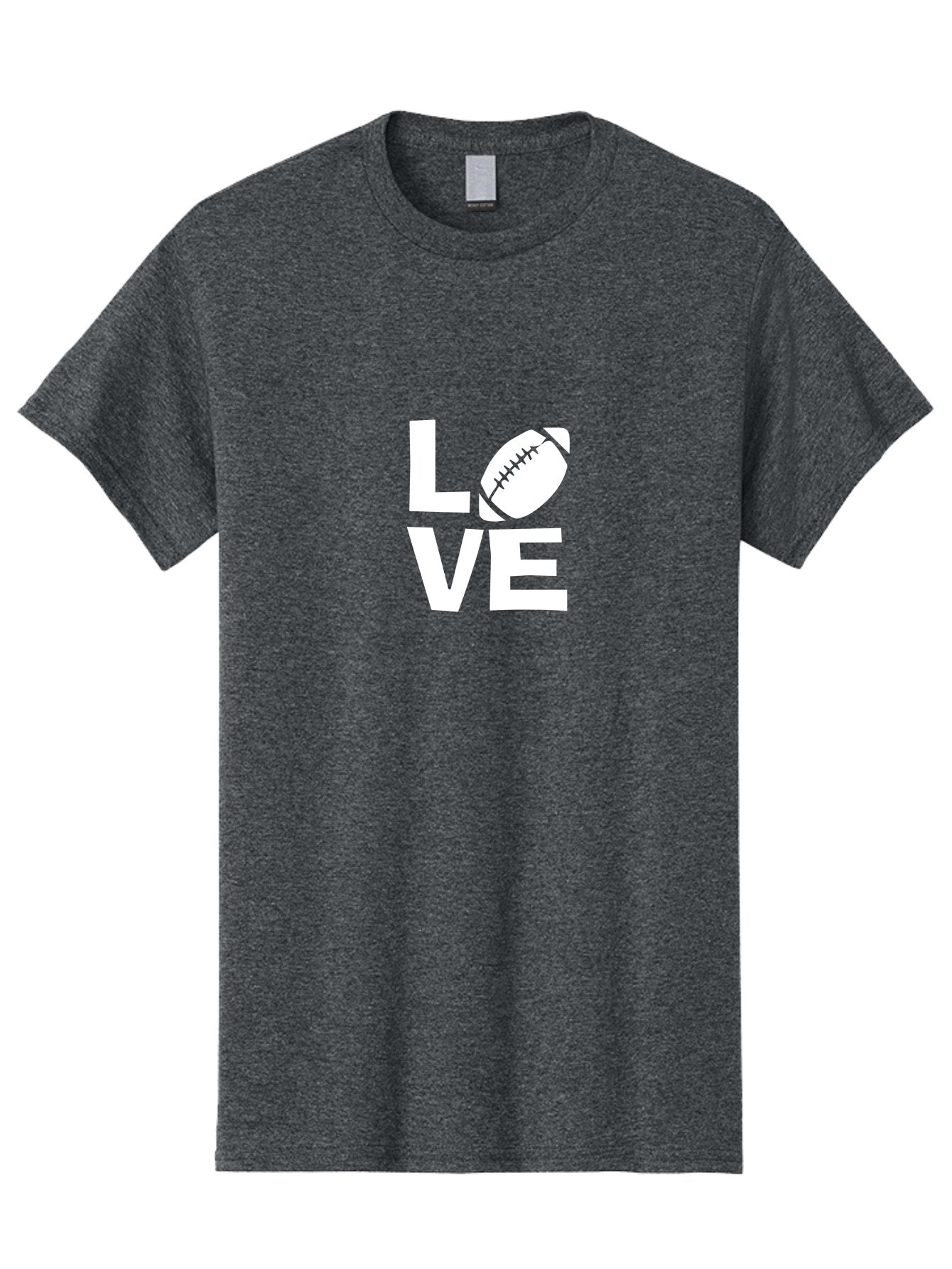 Love Men'S Graphic Tee, 100% Cotton, Comfortable Casual Summer Wear, Machine Washable, Love Football, Passion For Sports, Football Lover, Sports Enthusiasm, Love Sports, Football Fan Aae464 11