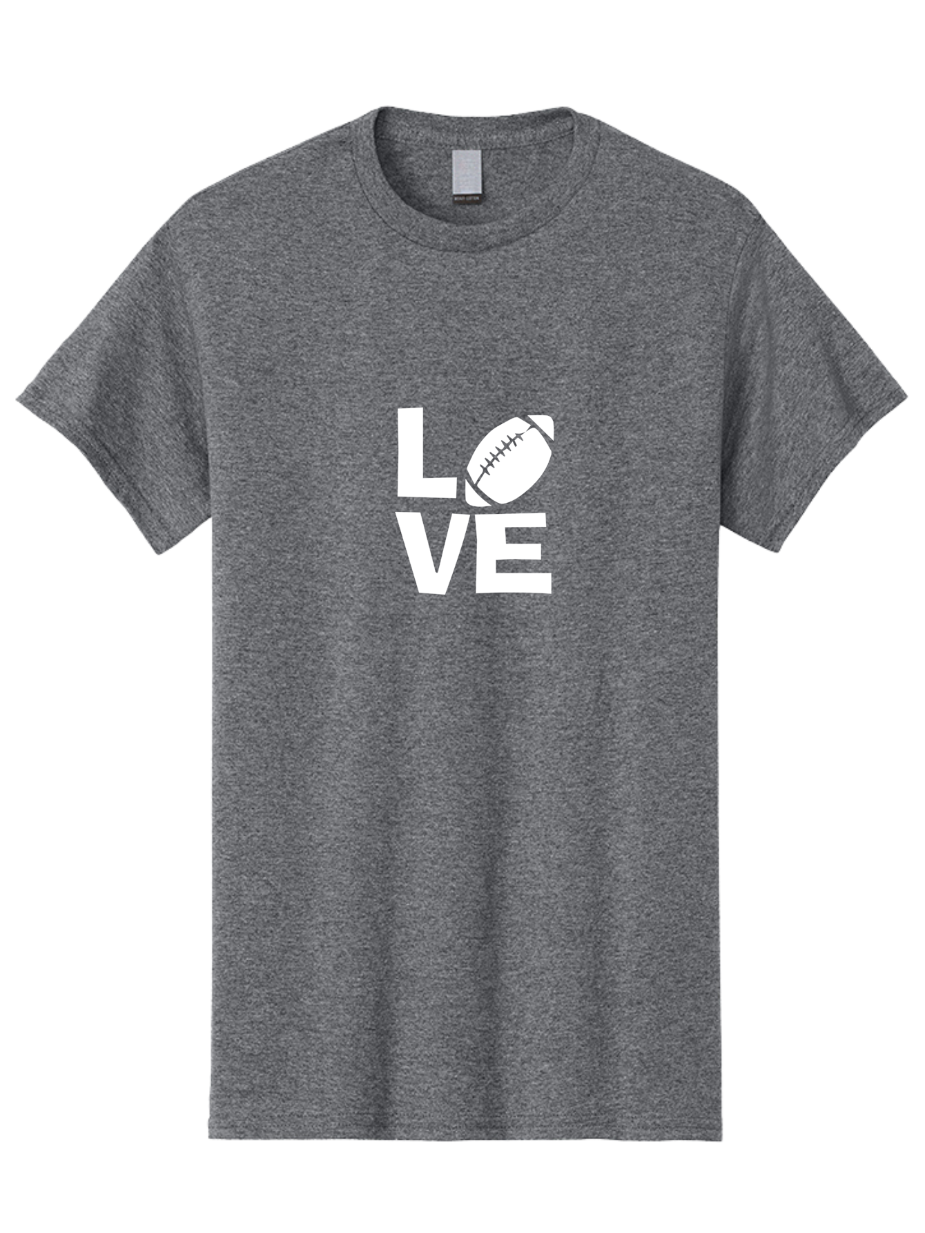 Love Men'S Graphic Tee, 100% Cotton, Comfortable Casual Summer Wear, Machine Washable, Love Football, Passion For Sports, Football Lover, Sports Enthusiasm, Love Sports, Football Fan Aae464 3