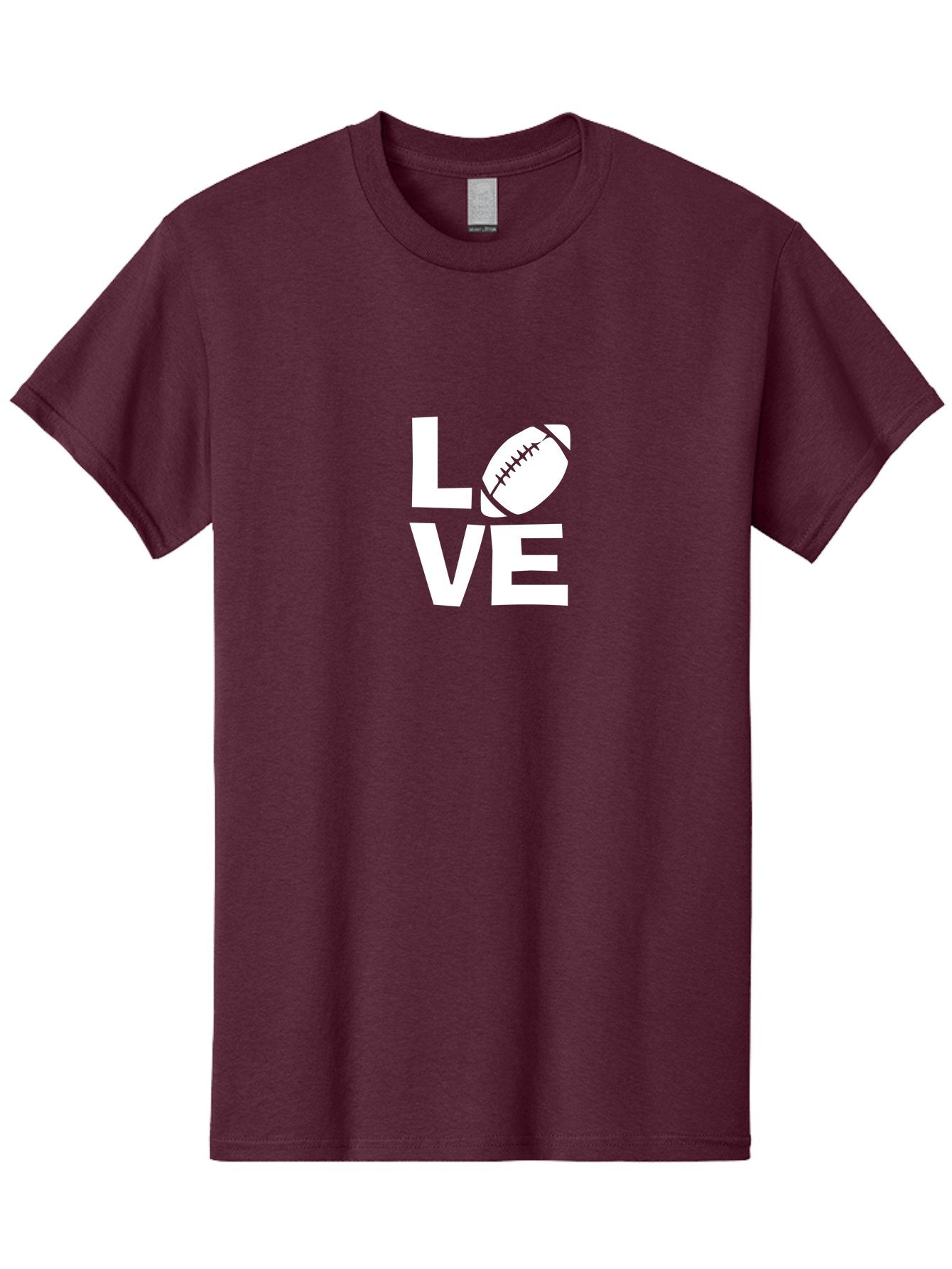 Love Men'S Graphic Tee, 100% Cotton, Comfortable Casual Summer Wear, Machine Washable, Love Football, Passion For Sports, Football Lover, Sports Enthusiasm, Love Sports, Football Fan Aae464 14