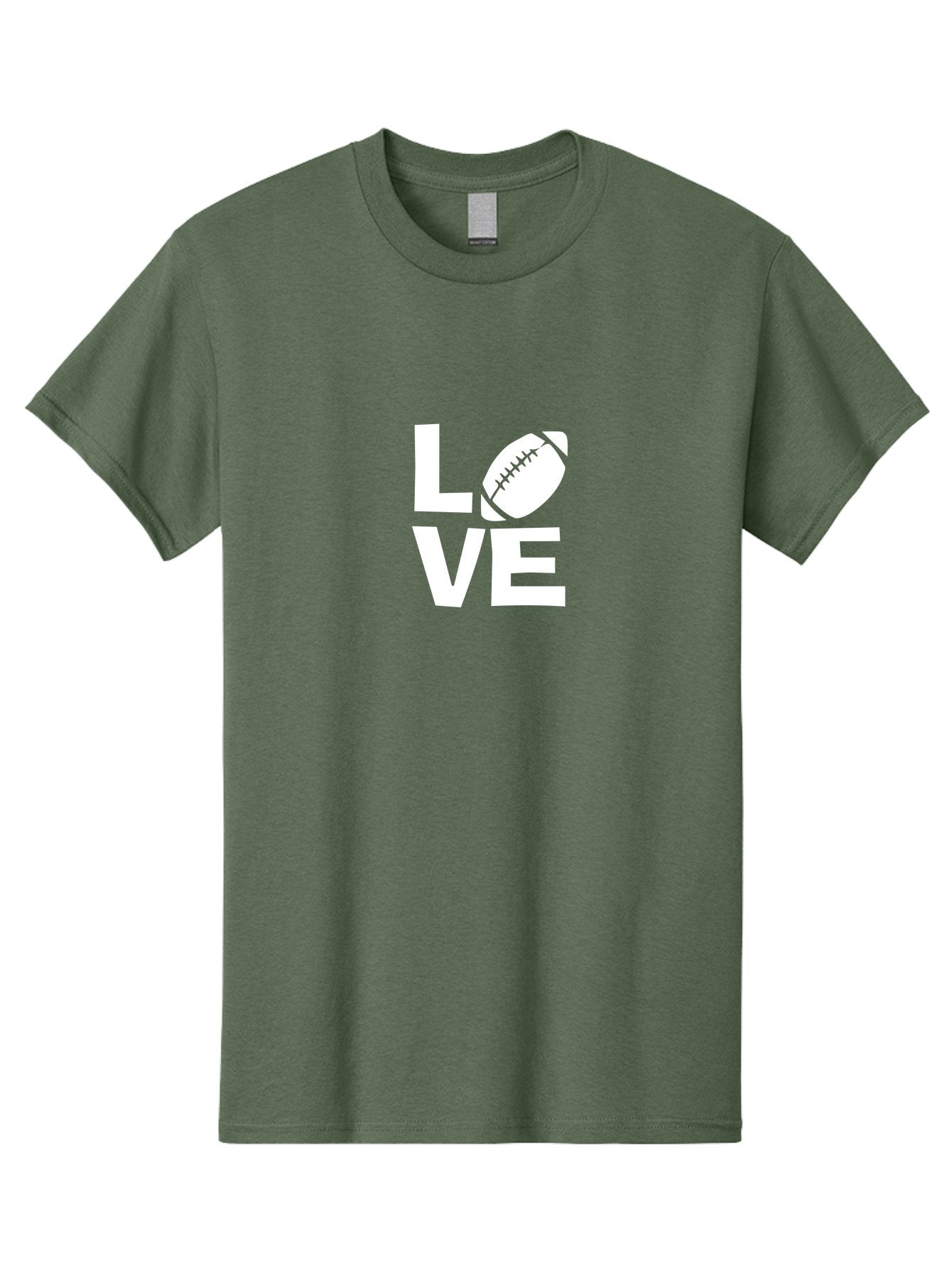 Love Men'S Graphic Tee, 100% Cotton, Comfortable Casual Summer Wear, Machine Washable, Love Football, Passion For Sports, Football Lover, Sports Enthusiasm, Love Sports, Football Fan Aae464 4