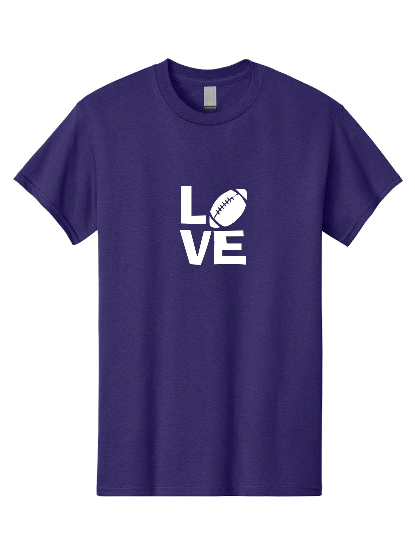 Love Men'S Graphic Tee, 100% Cotton, Comfortable Casual Summer Wear, Machine Washable, Love Football, Passion For Sports, Football Lover, Sports Enthusiasm, Love Sports, Football Fan Aae464 5