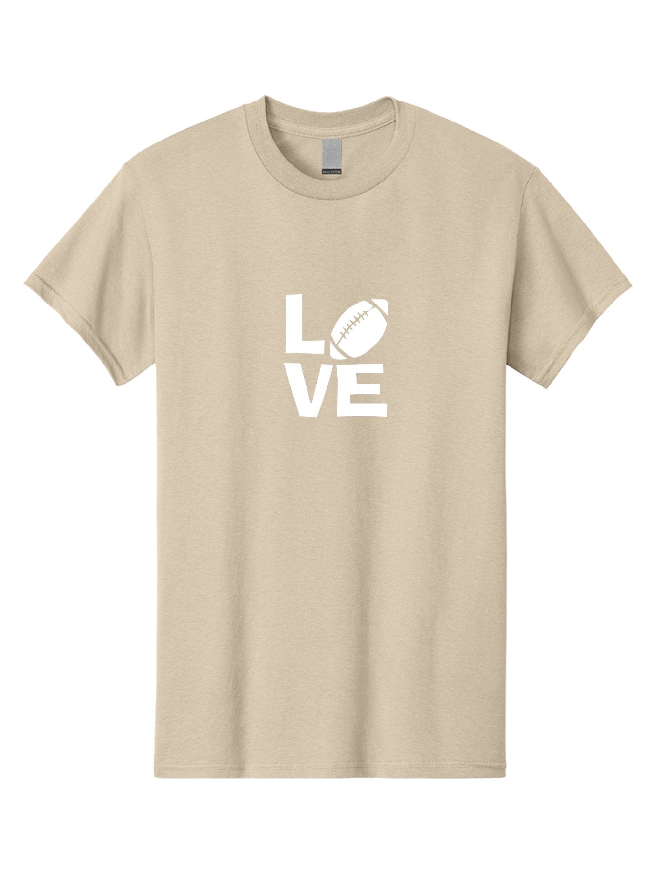 Love Men'S Graphic Tee, 100% Cotton, Comfortable Casual Summer Wear, Machine Washable, Love Football, Passion For Sports, Football Lover, Sports Enthusiasm, Love Sports, Football Fan Aae464