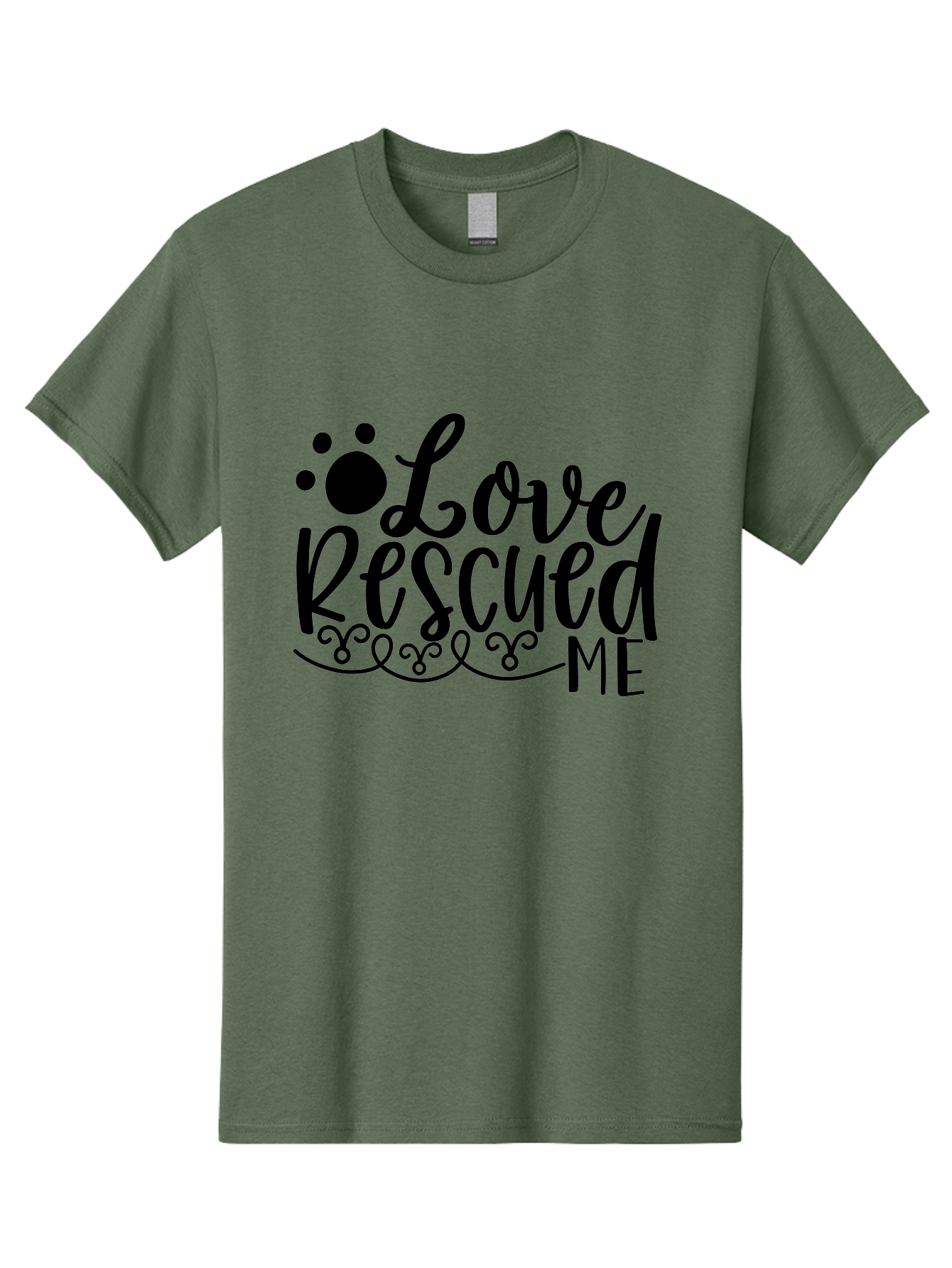 Love Rescued Me Men'S Graphic Tee, 100% Cotton, Comfortable Casual Summer Wear, Machine Washable, Love Rescued Me, Pet Rescue, Dog Lover, Animal Shelter, Adopt Don'T Shop, Pet Adoption, Rescue Dog, Furry Friend Aae474 7