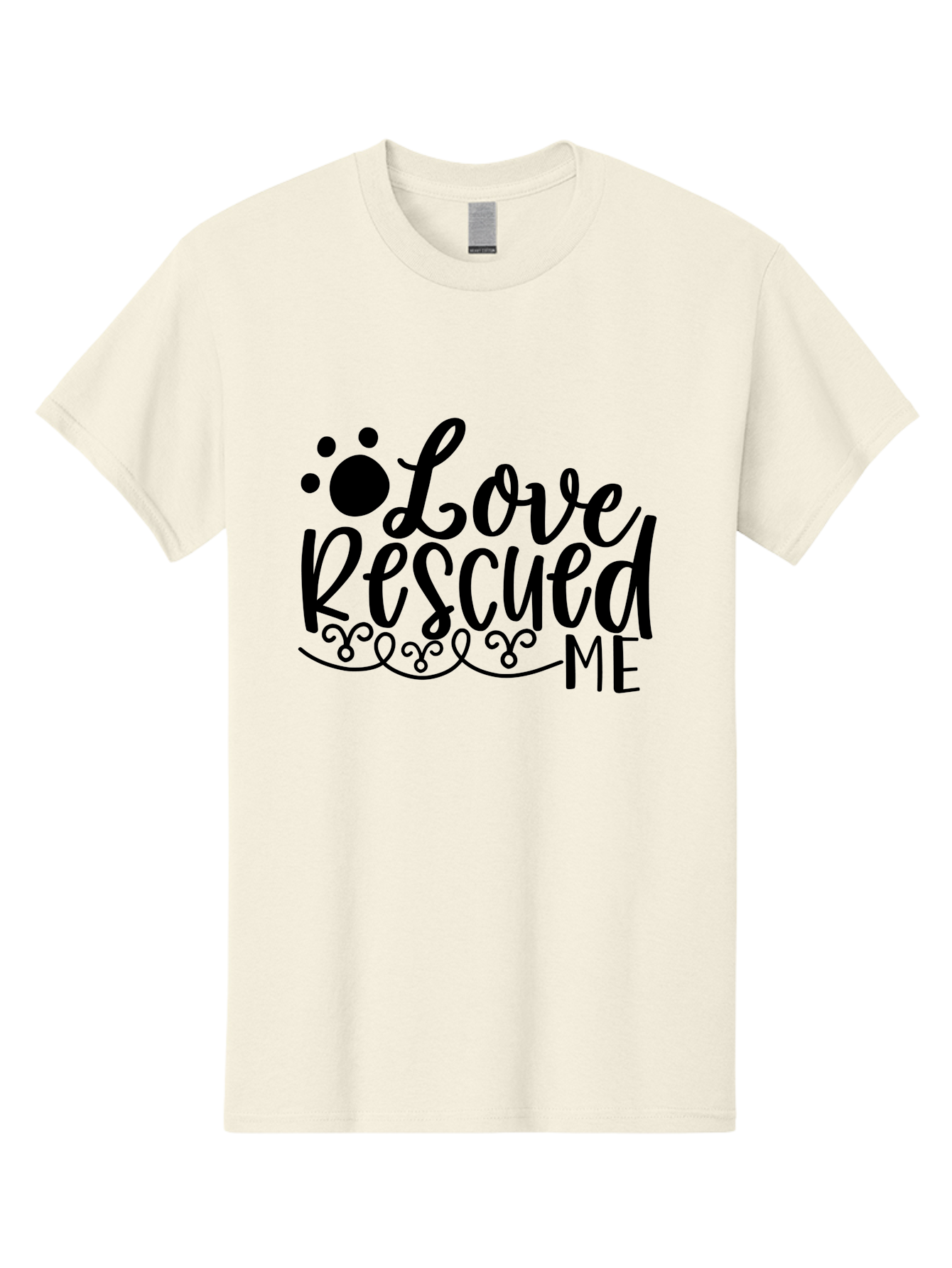 Love Rescued Me Men'S Graphic Tee, 100% Cotton, Comfortable Casual Summer Wear, Machine Washable, Love Rescued Me, Pet Rescue, Dog Lover, Animal Shelter, Adopt Don'T Shop, Pet Adoption, Rescue Dog, Furry Friend Aae474 29