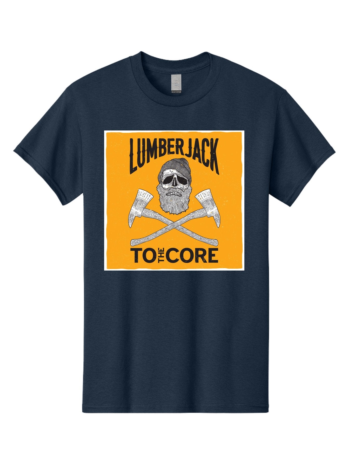 Lumberjack Skull 3 Men'S Graphic Tee, 100% Cotton, Comfortable Casual Summer Wear, Machine Washable, Lumberjack Skull, Crossed Axes, Woodcutting, Forestry, Rugged Outdoors, Timber Industry, Axe Throwing, Bearded Lumberjack, Skull With Hat Aae480 5