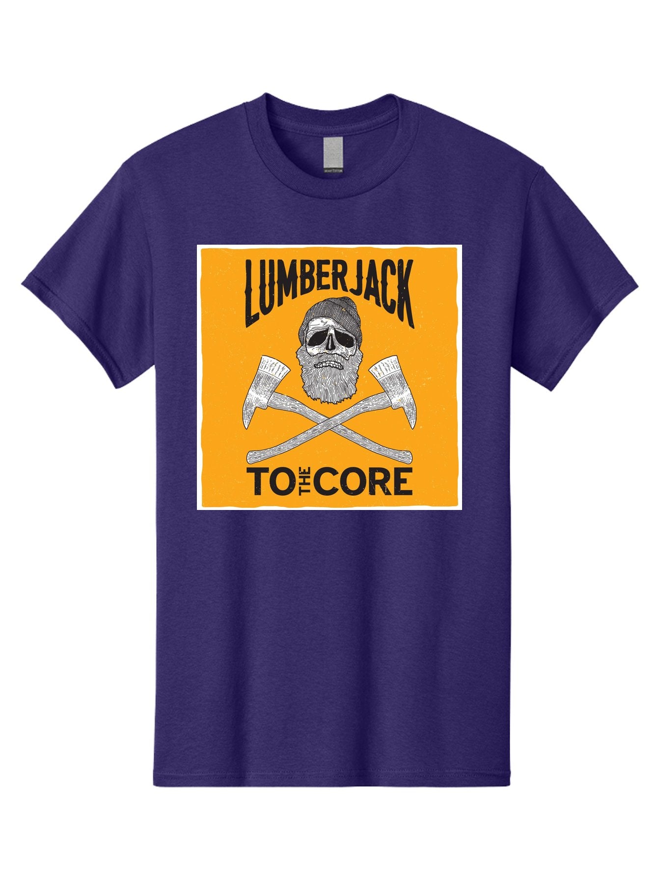 Lumberjack Skull 3 Men'S Graphic Tee, 100% Cotton, Comfortable Casual Summer Wear, Machine Washable, Lumberjack Skull, Crossed Axes, Woodcutting, Forestry, Rugged Outdoors, Timber Industry, Axe Throwing, Bearded Lumberjack, Skull With Hat Aae480 13