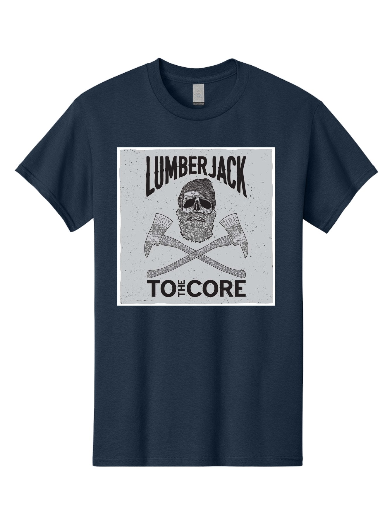 Lumberjack Skull 4 Men'S Graphic Tee, 100% Cotton, Comfortable Casual Summer Wear, Machine Washable, Lumberjack, Skull And Crossbones, Axe, Bearded Skull, Lumberjack Theme, Woodsman, Logging, Vintage, Grunge, Skull Art, Bold Typography Aae481 15