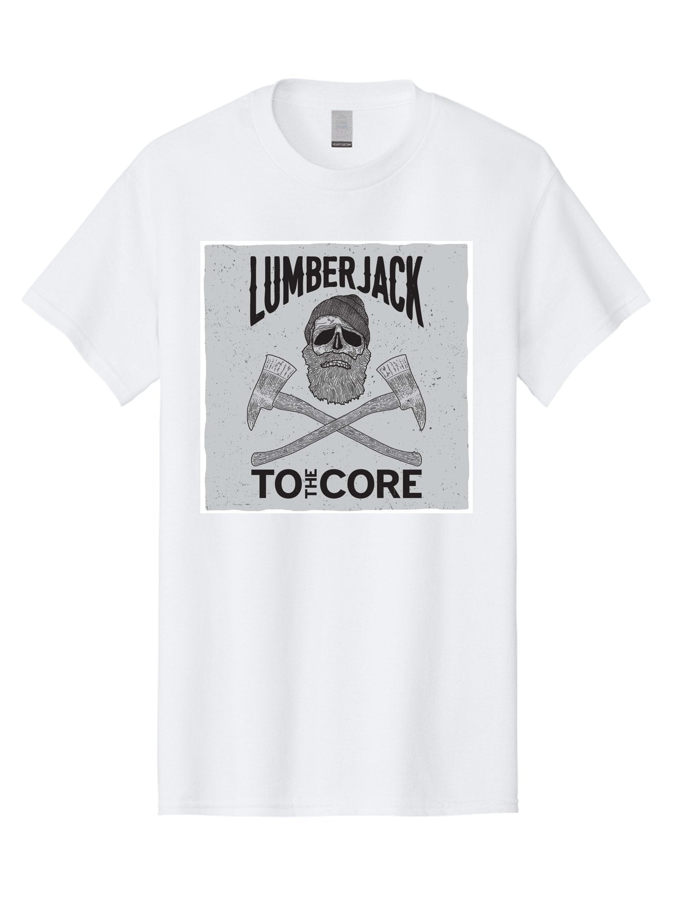 Lumberjack Skull 4 Men'S Graphic Tee, 100% Cotton, Comfortable Casual Summer Wear, Machine Washable, Lumberjack, Skull And Crossbones, Axe, Bearded Skull, Lumberjack Theme, Woodsman, Logging, Vintage, Grunge, Skull Art, Bold Typography Aae481 14