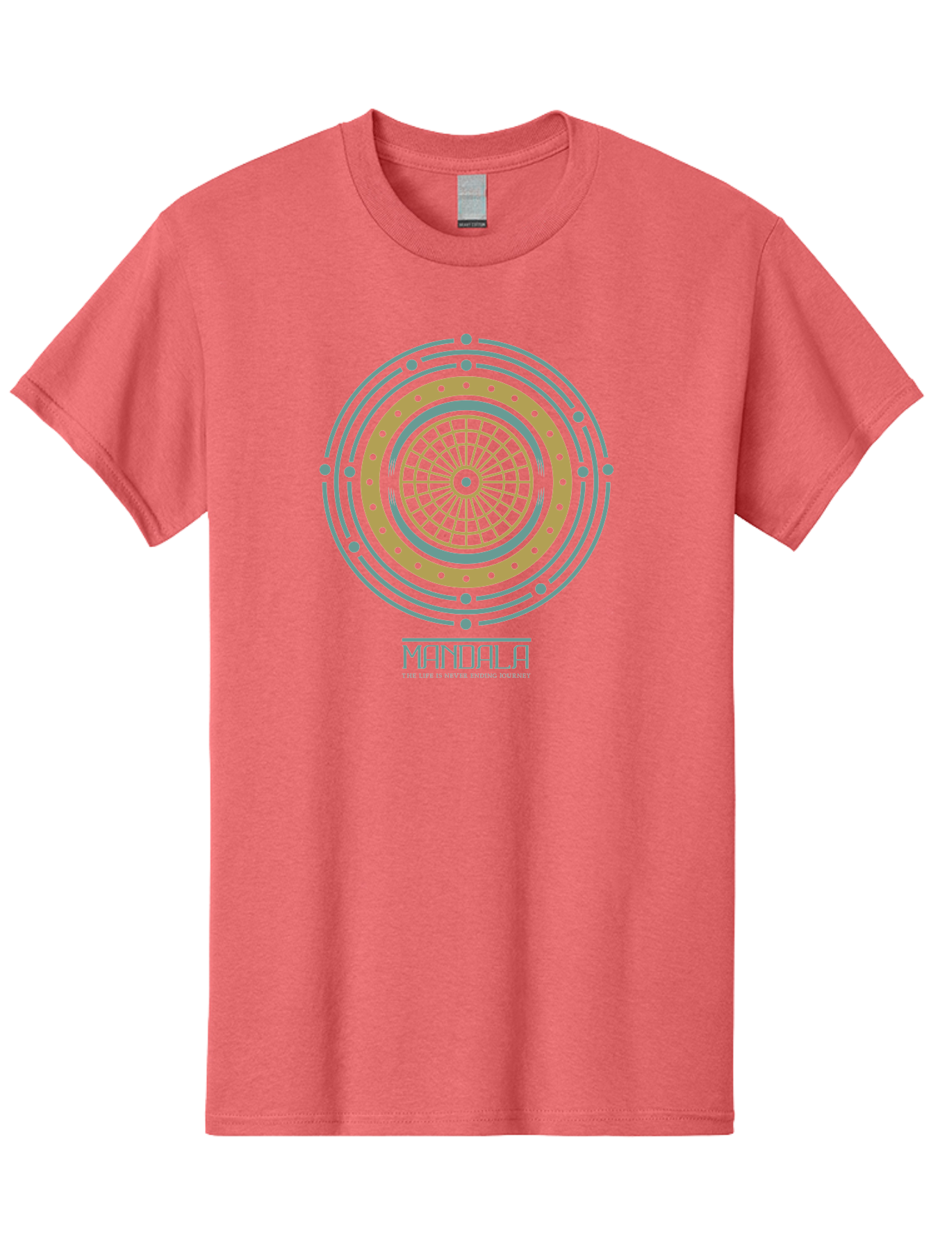 Mandala Men'S Graphic Tee, 100% Cotton, Comfortable Casual Summer Wear, Machine Washable, Sacred Geometry, Metaphysical Symbol, Spiritual Icon, Mystical Art, Esoteric Design, Geometric Pattern, Concentric Circles, Sacred Symbol, Aae489 21