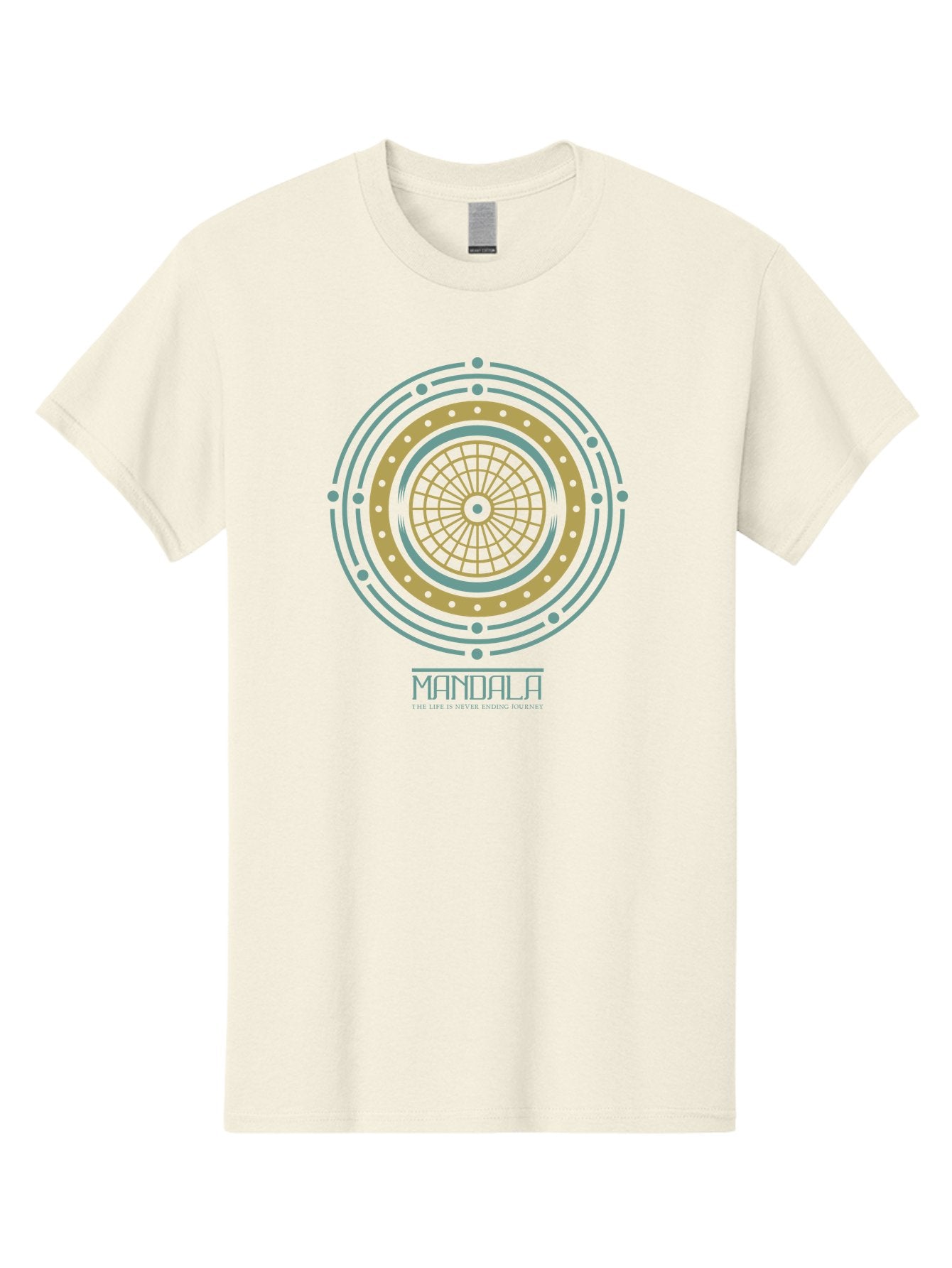 Mandala Men'S Graphic Tee, 100% Cotton, Comfortable Casual Summer Wear, Machine Washable, Sacred Geometry, Metaphysical Symbol, Spiritual Icon, Mystical Art, Esoteric Design, Geometric Pattern, Concentric Circles, Sacred Symbol, Aae489 7