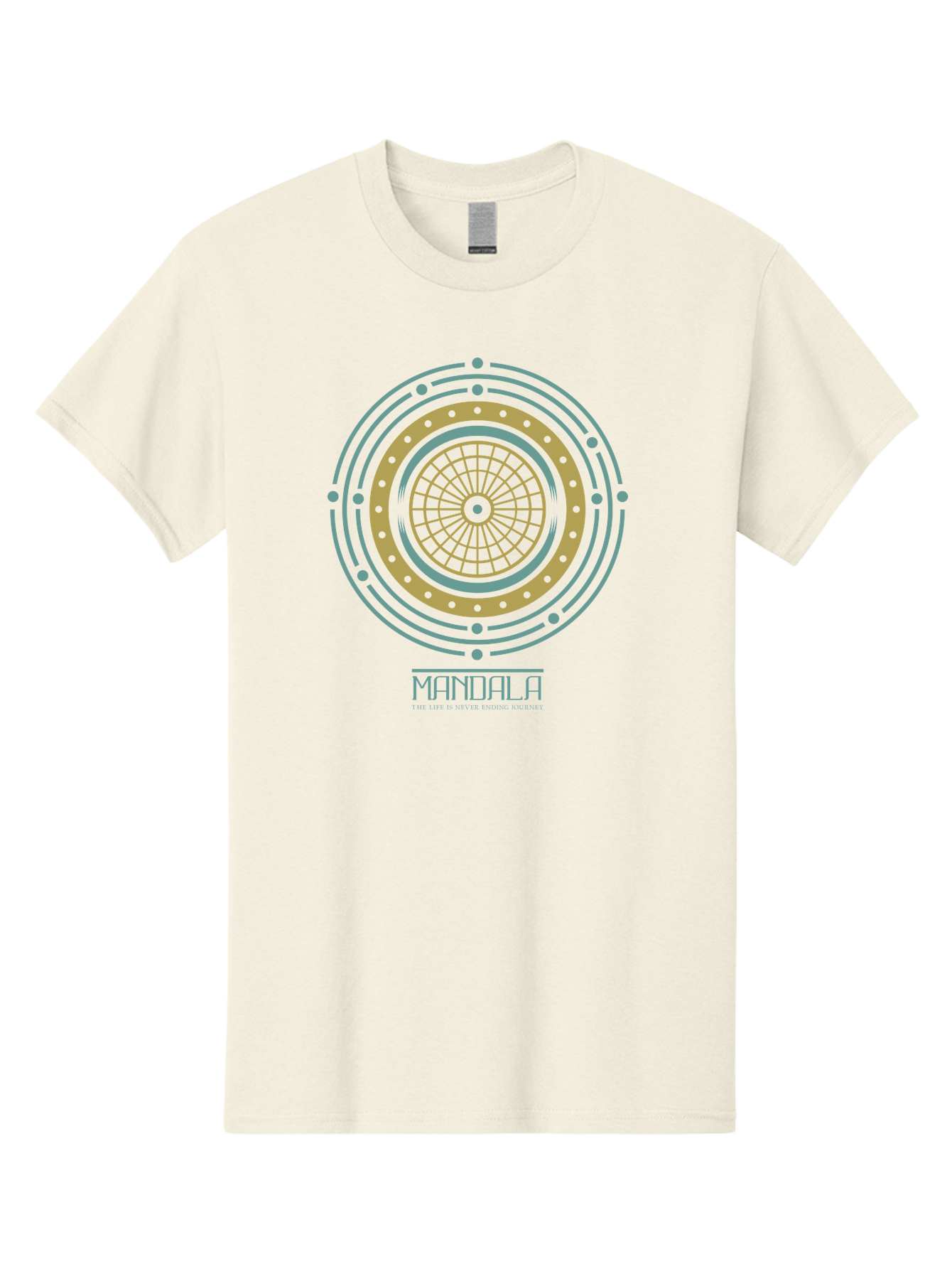 Mandala Men'S Graphic Tee, 100% Cotton, Comfortable Casual Summer Wear, Machine Washable, Sacred Geometry, Metaphysical Symbol, Spiritual Icon, Mystical Art, Esoteric Design, Geometric Pattern, Concentric Circles, Sacred Symbol, Aae489 25