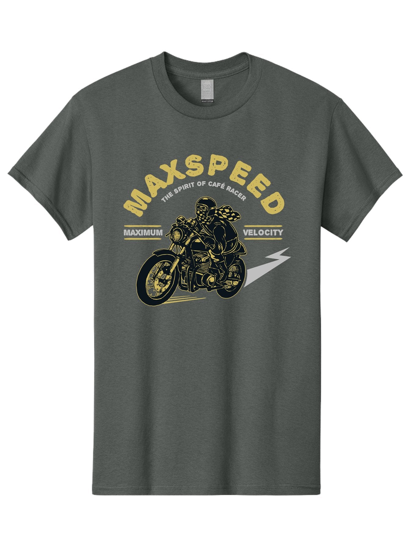 Max Speed Men'S Graphic Tee, 100% Cotton, Comfortable Casual Summer Wear, Machine Washable, Motorcycle Racing, Cape Racer, Maximum Velocity, Speed Enthusiast, Biker Culture, Racing Spirit, Vintage Motorcycle, Adventure Ride Aae492 11