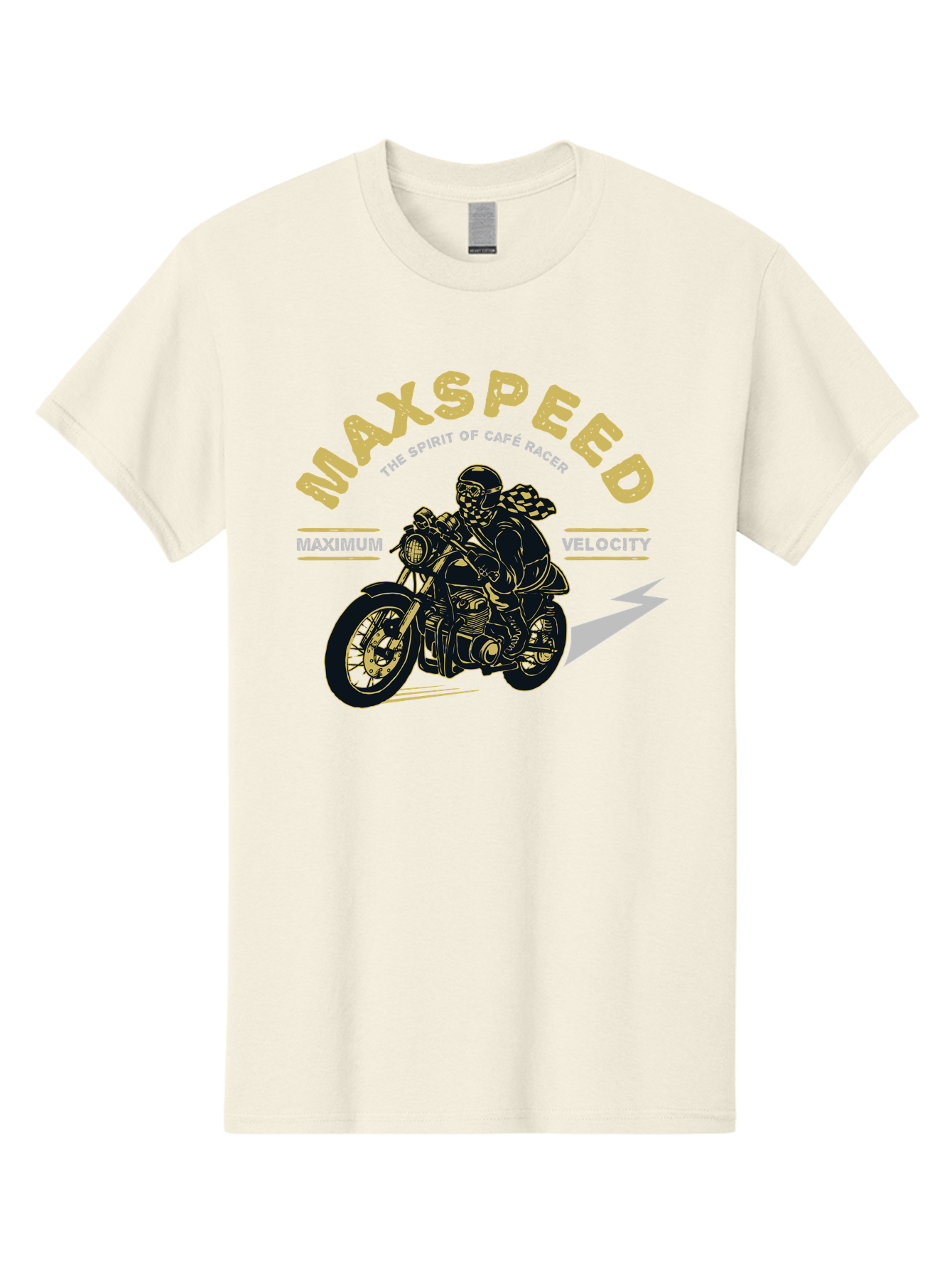 Max Speed Men'S Graphic Tee, 100% Cotton, Comfortable Casual Summer Wear, Machine Washable, Motorcycle Racing, Cape Racer, Maximum Velocity, Speed Enthusiast, Biker Culture, Racing Spirit, Vintage Motorcycle, Adventure Ride Aae492 9