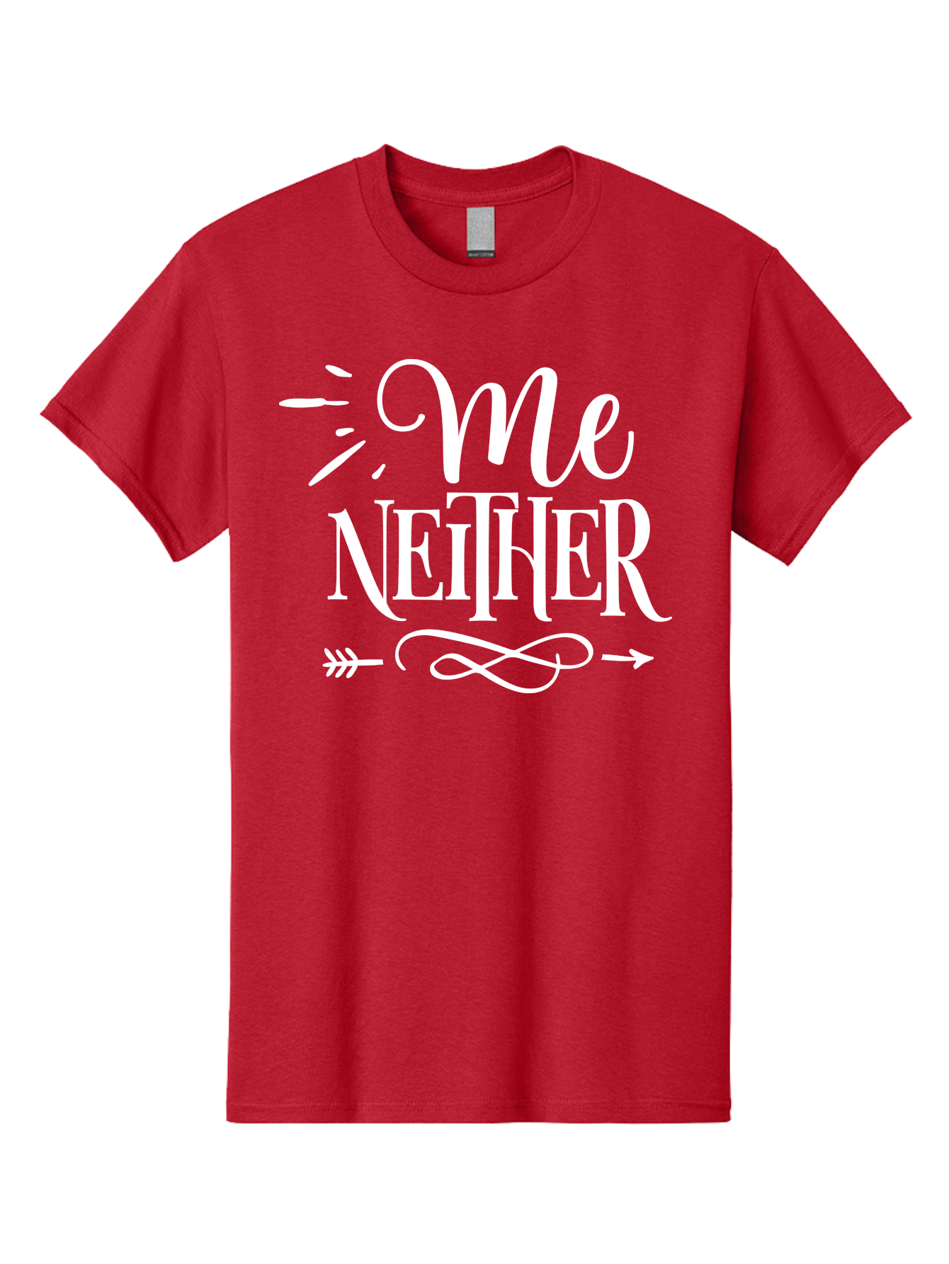 Me Neither - White Men'S Graphic Tee, 100% Cotton, Comfortable Casual Summer Wear, Machine Washable, Me Neither, Funny Quote, Witty Saying, Humorous Phrase, Relatable Humor, Sarcastic Expression, Clever Design Aae496 23