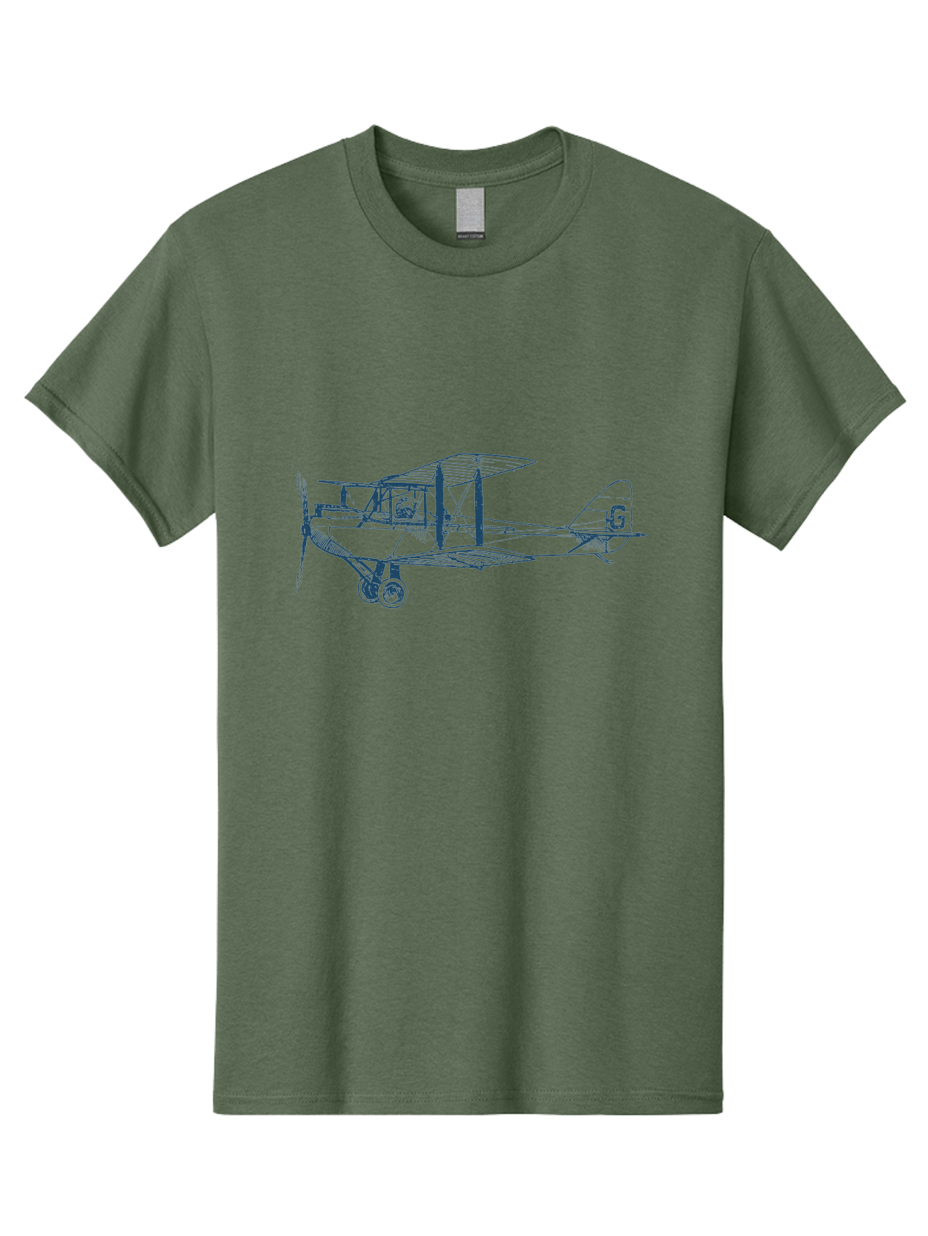 Midnight Flight Plane Men'S Graphic Tee, 100% Cotton, Comfortable Casual Summer Wear, Machine Washable, Vintage Biplane, Classic Aircraft Design, Historical Aviation, Retro Flying Machine, G Tail Identifier, Propeller Driven Plane, Aae504 11