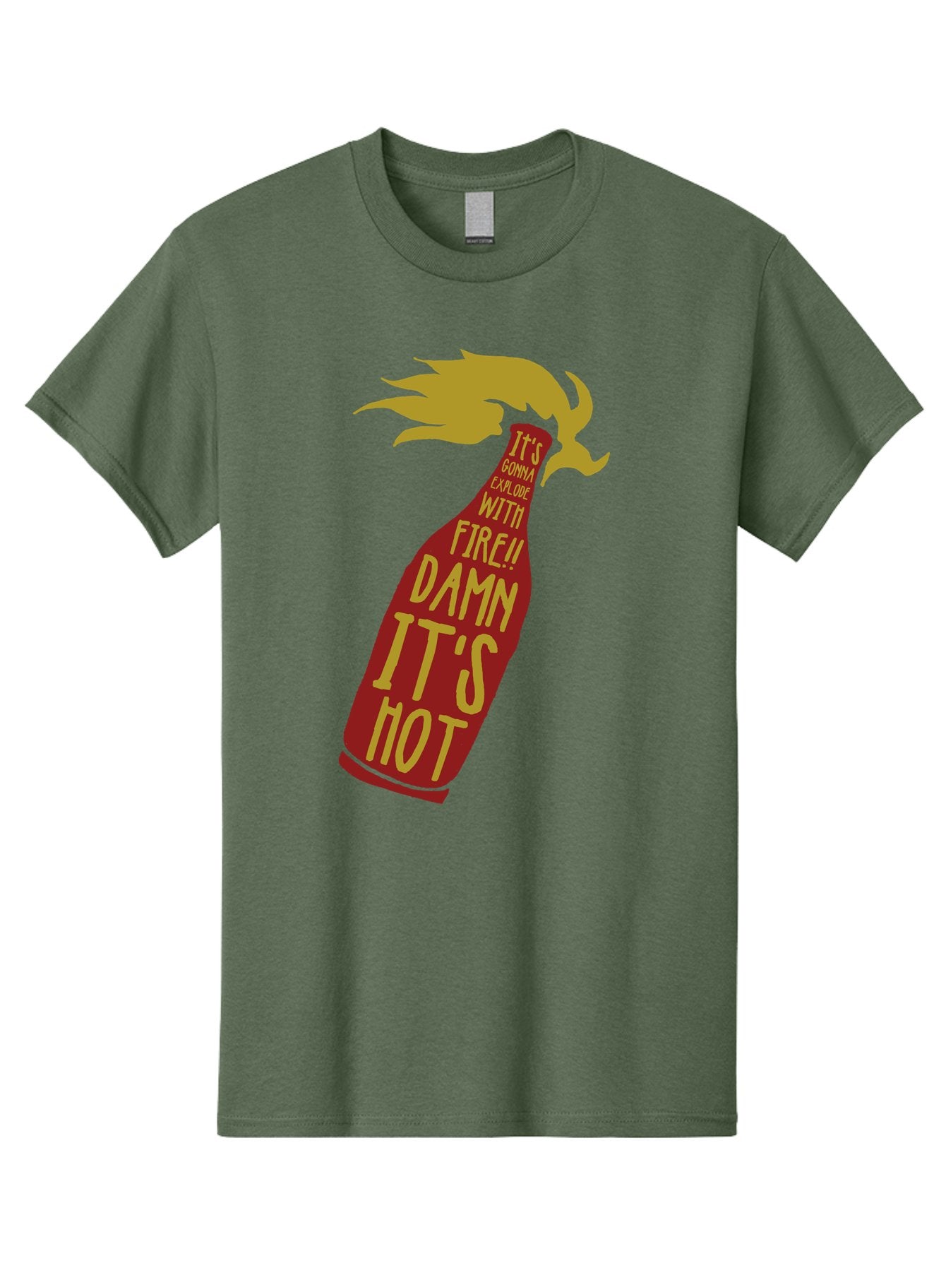 Molotov Explode Men'S Graphic Tee, 100% Cotton, Comfortable Casual Summer Wear, Machine Washable, Hot Sauce, Spicy Food, Condiment Bottle, Fire, Explosion, Bold Typography, Fiery Flavor, Culinary Art Aae506 13