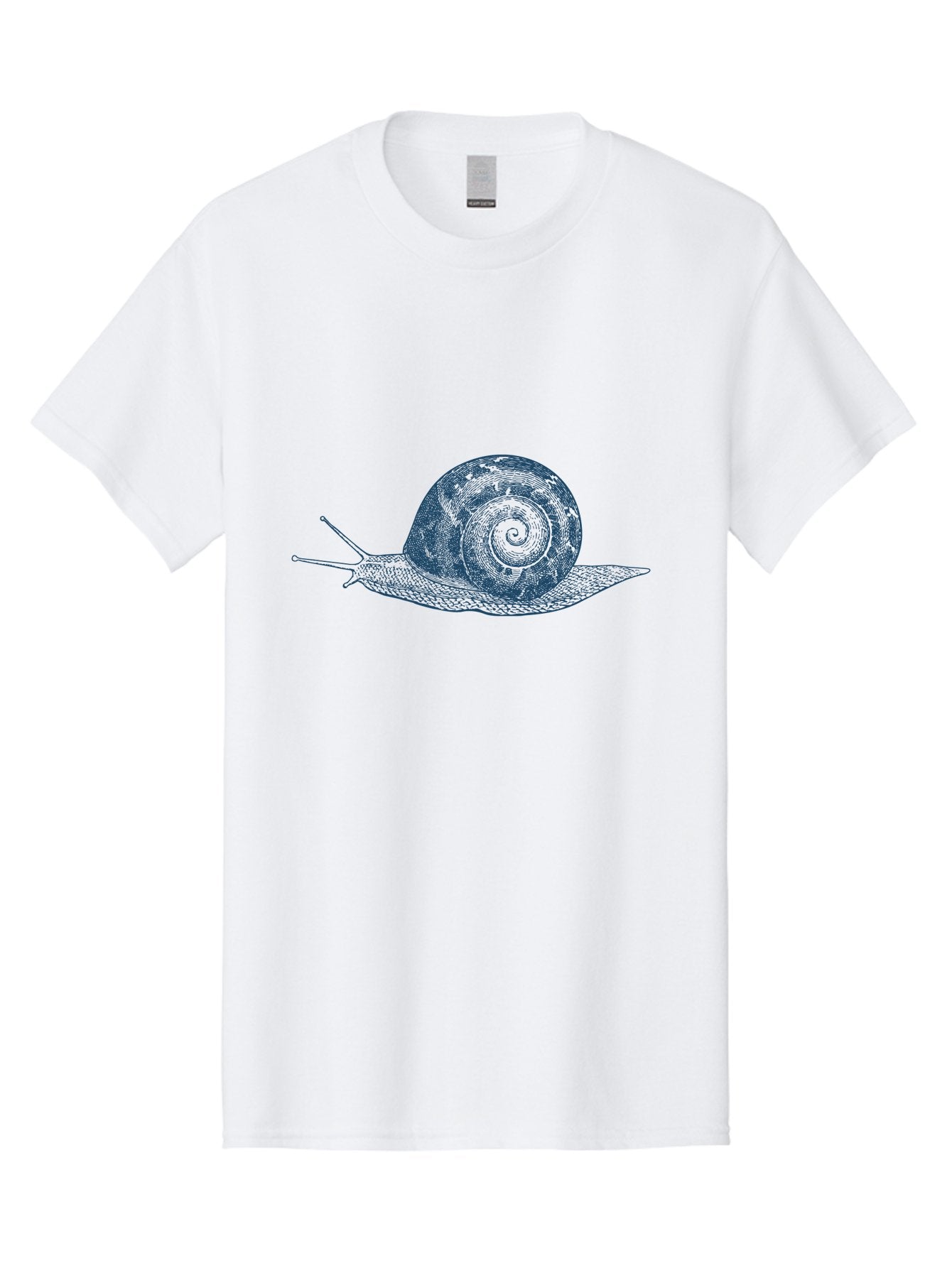 Moon Snail Men'S Graphic Tee, 100% Cotton, Comfortable Casual Summer Wear, Machine Washable, Garden Snail, Spiral Shell, Leaf Illustration, Slow-Moving Creature, Nature Illustration, Snail Art, Detailed Texture, Organic Design Aae508 10