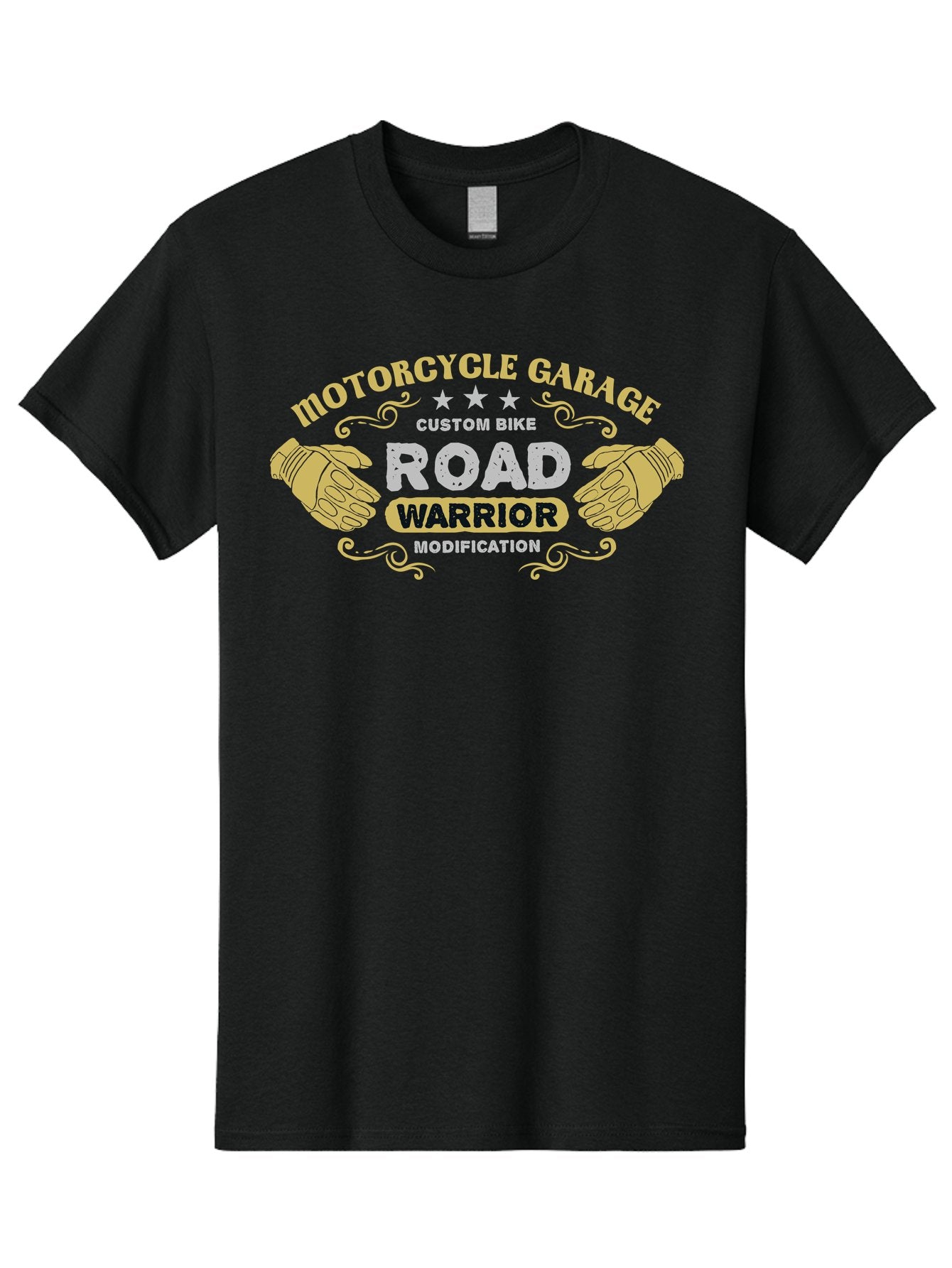 Motorcycle Garage Men'S Graphic Tee, 100% Cotton, Comfortable Casual Summer Wear, Machine Washable, Motorcycle Garage, Custom Bike Modification, Road Warrior, Biker Culture, Motorcycle Customization, Bike Modification, Custom Motorcycles Aae510 14