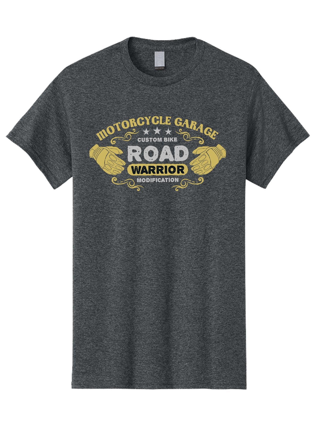 Motorcycle Garage Men'S Graphic Tee, 100% Cotton, Comfortable Casual Summer Wear, Machine Washable, Motorcycle Garage, Custom Bike Modification, Road Warrior, Biker Culture, Motorcycle Customization, Bike Modification, Custom Motorcycles Aae510 13
