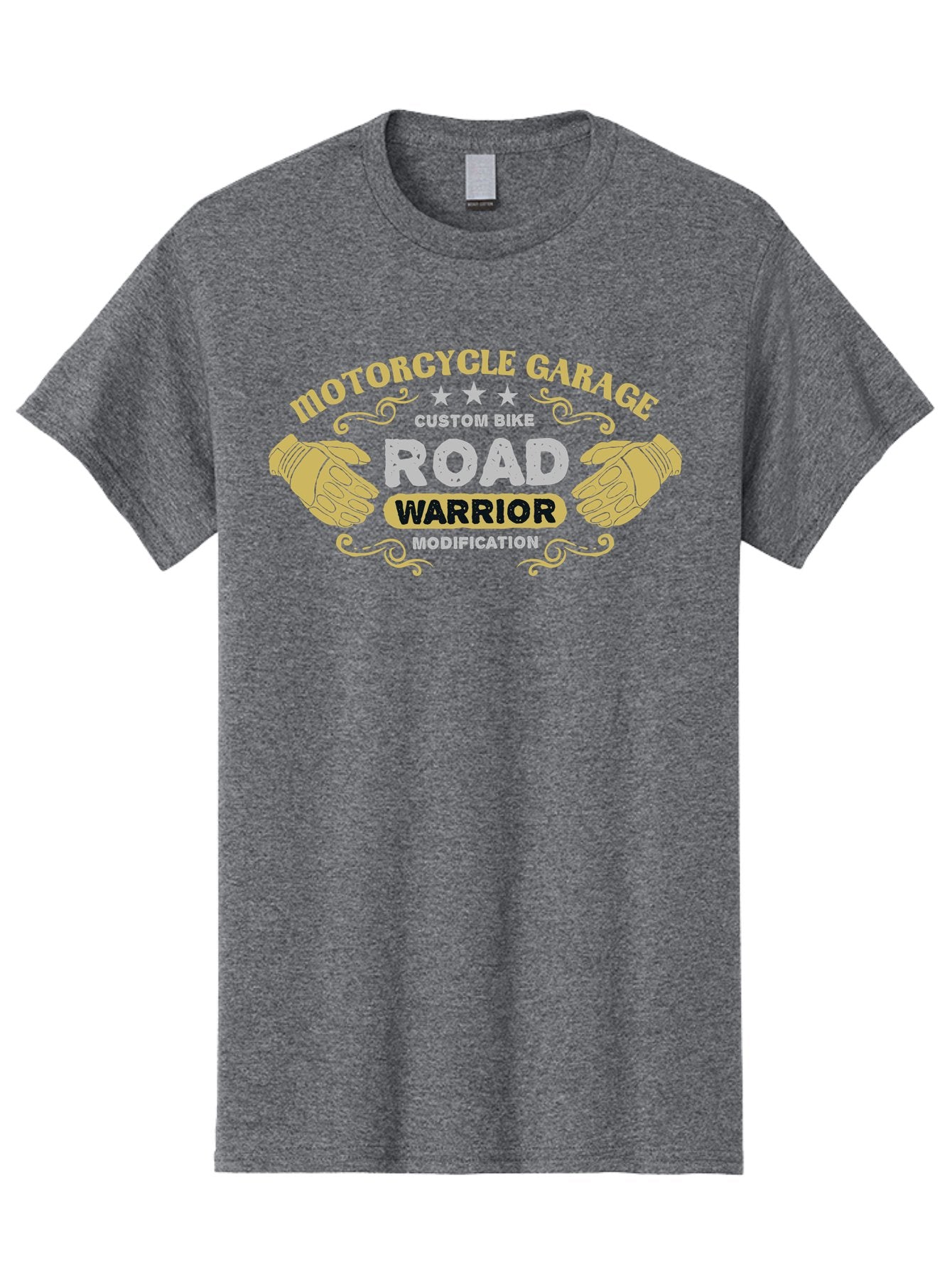 Motorcycle Garage Men'S Graphic Tee, 100% Cotton, Comfortable Casual Summer Wear, Machine Washable, Motorcycle Garage, Custom Bike Modification, Road Warrior, Biker Culture, Motorcycle Customization, Bike Modification, Custom Motorcycles Aae510 15