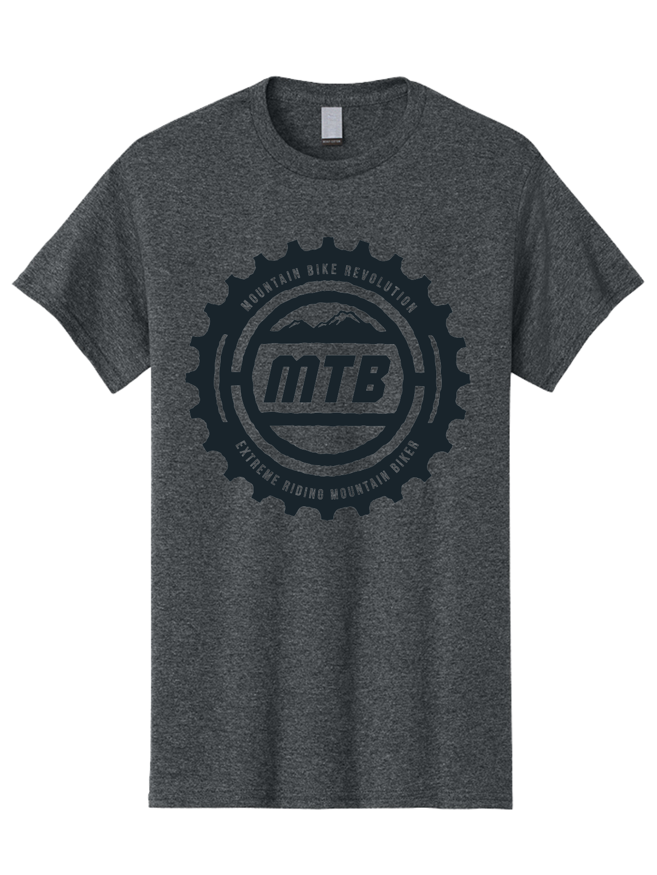 Mountain Bike Men'S Graphic Tee, 100% Cotton, Comfortable Casual Summer Wear, Machine Washable, Mountain Bike Revolution, Extreme Riding, Mountain Biking, Mtb, Cycling Gear, Adventure Sports, Outdoor Enthusiasts, Action-Packed, Thrill-Seeking, Aae511 17
