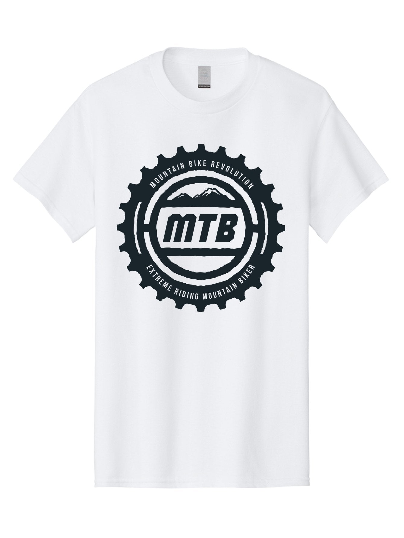 Mountain Bike Men'S Graphic Tee, 100% Cotton, Comfortable Casual Summer Wear, Machine Washable, Mountain Bike Revolution, Extreme Riding, Mountain Biking, Mtb, Cycling Gear, Adventure Sports, Outdoor Enthusiasts, Action-Packed, Thrill-Seeking, Aae511 11