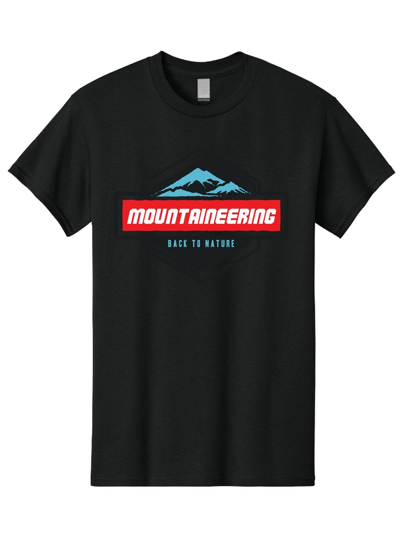 Mountaineering Men'S Graphic Tee, 100% Cotton, Comfortable Casual Summer Wear, Machine Washable, Mountain Landscape, Outdoor Adventures, Nature Escapes, Mountaineering Gear, Hiking Trails, Wilderness Exploration, Outdoor Recreation, Aae512 11