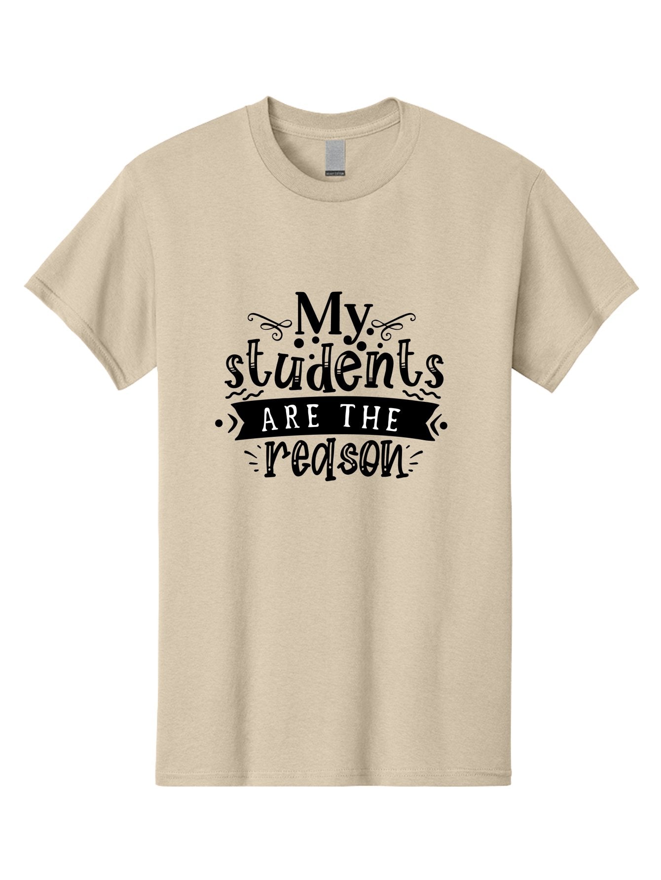 My Students Are The Reason Men'S Graphic Tee, 100% Cotton, Comfortable Casual Summer Wear, Machine Washable, Teacher Appreciation, Teacher Quotes, Inspirational Quotes, Motivational Quotes, Appreciation For Teachers, Teacher Love, Aae522 5