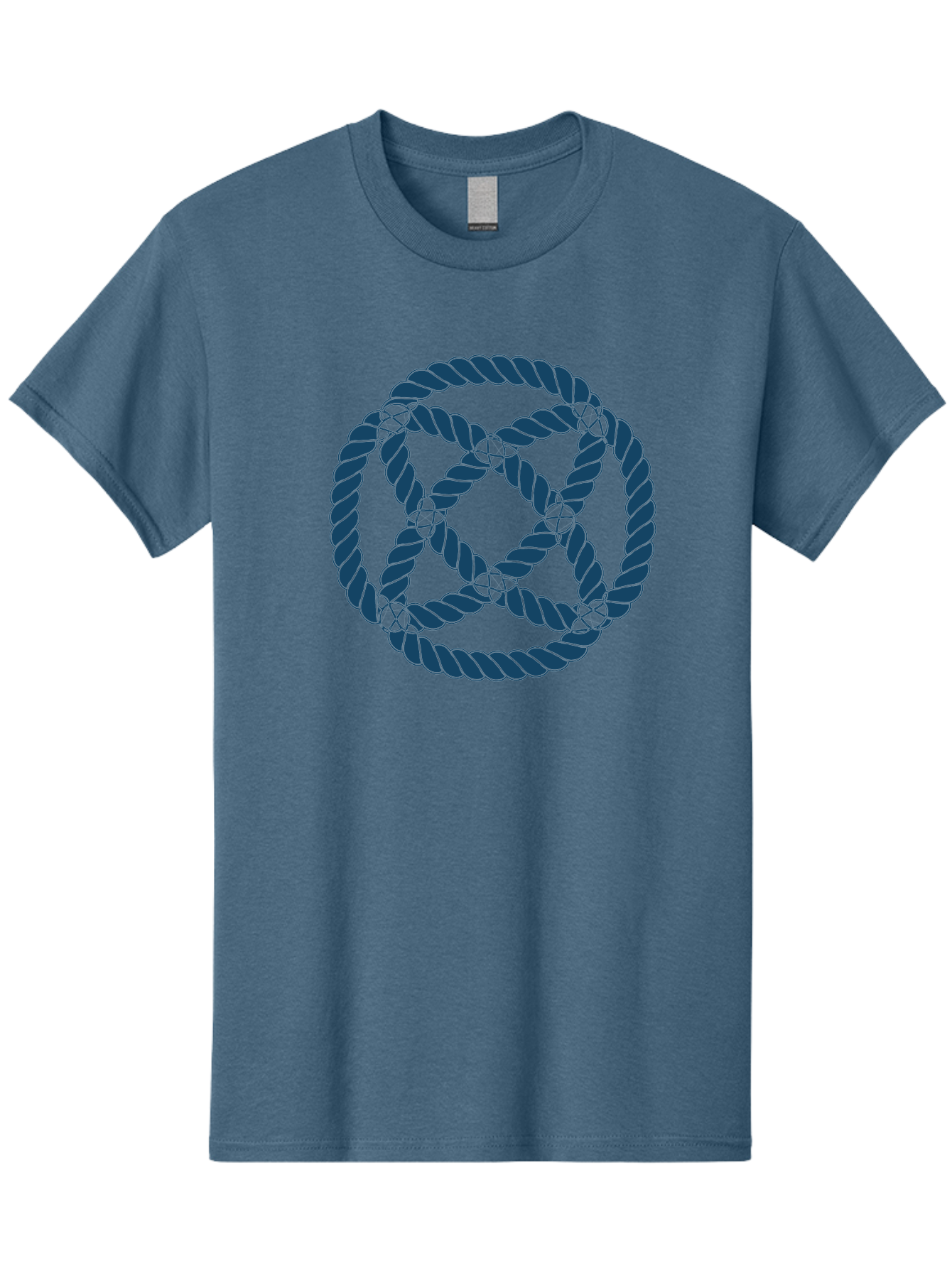 Mystic Rope Grid Men'S Graphic Tee, 100% Cotton, Comfortable Casual Summer Wear, Machine Washable, Celtic Knot, Interlocking Pattern, Rope Design, Twisted Elements, Abstract Shape, Geometric Form, Symbolic Icon, Traditional Motif, Aae528 29