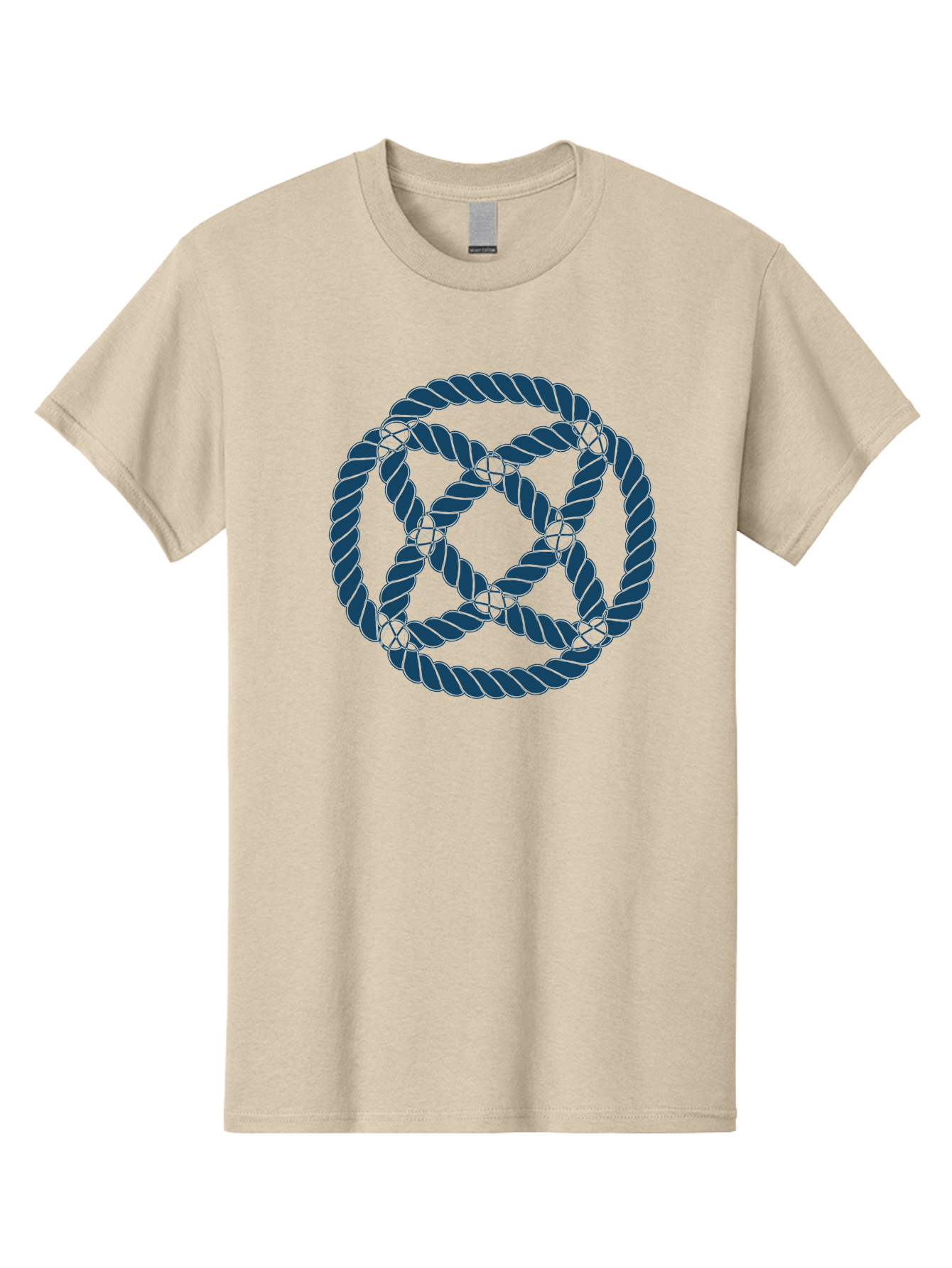 Mystic Rope Grid Men'S Graphic Tee, 100% Cotton, Comfortable Casual Summer Wear, Machine Washable, Celtic Knot, Interlocking Pattern, Rope Design, Twisted Elements, Abstract Shape, Geometric Form, Symbolic Icon, Traditional Motif, Aae528 11