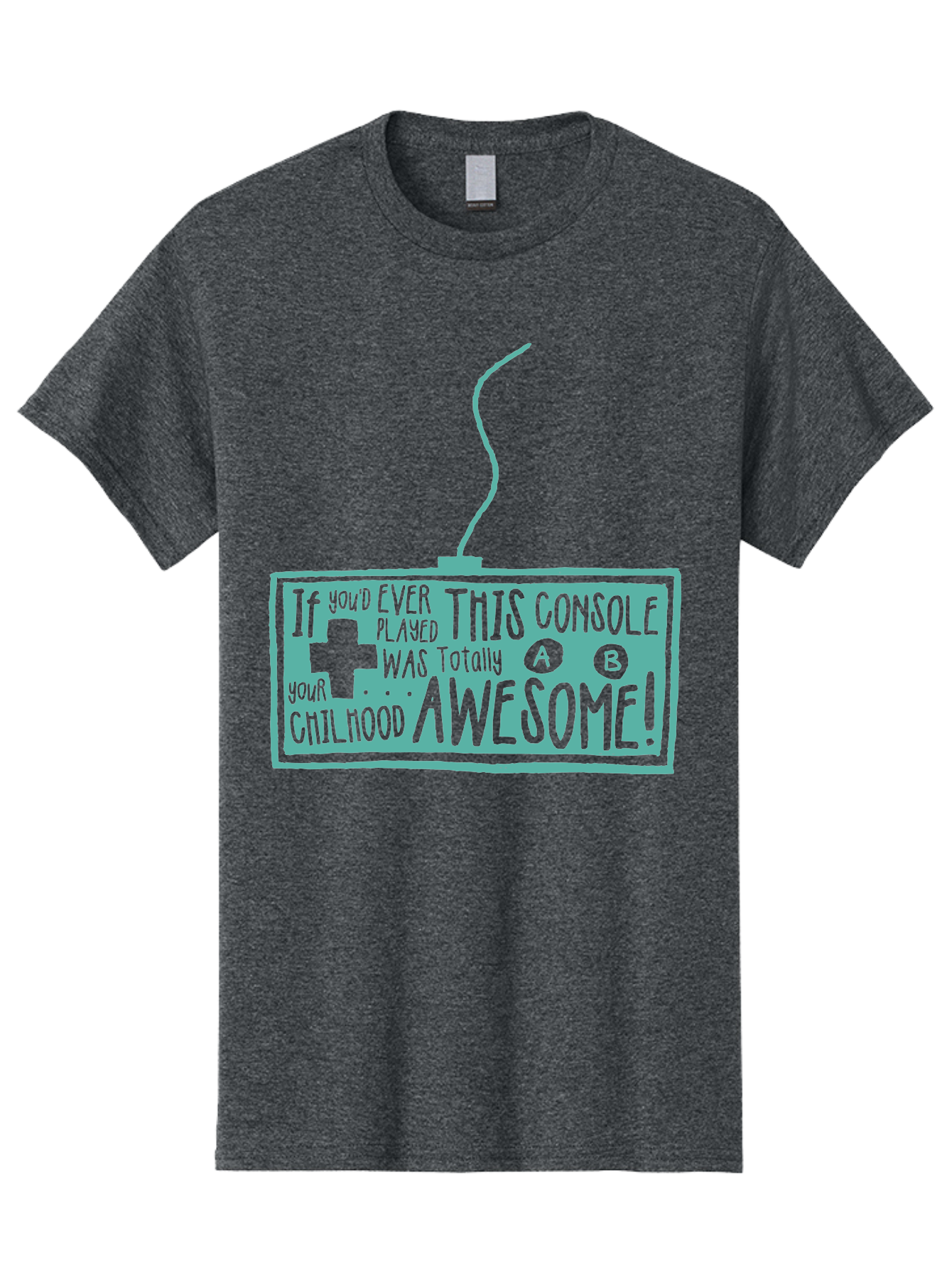 Never Stop Playing Men'S Graphic Tee, 100% Cotton, Comfortable Casual Summer Wear, Machine Washable, Retro Video Game Console, Vintage Gaming, Nostalgic Technology, Classic Video Games, Console Awesomeness, Power Cord, Playful Typography, Aae533 19