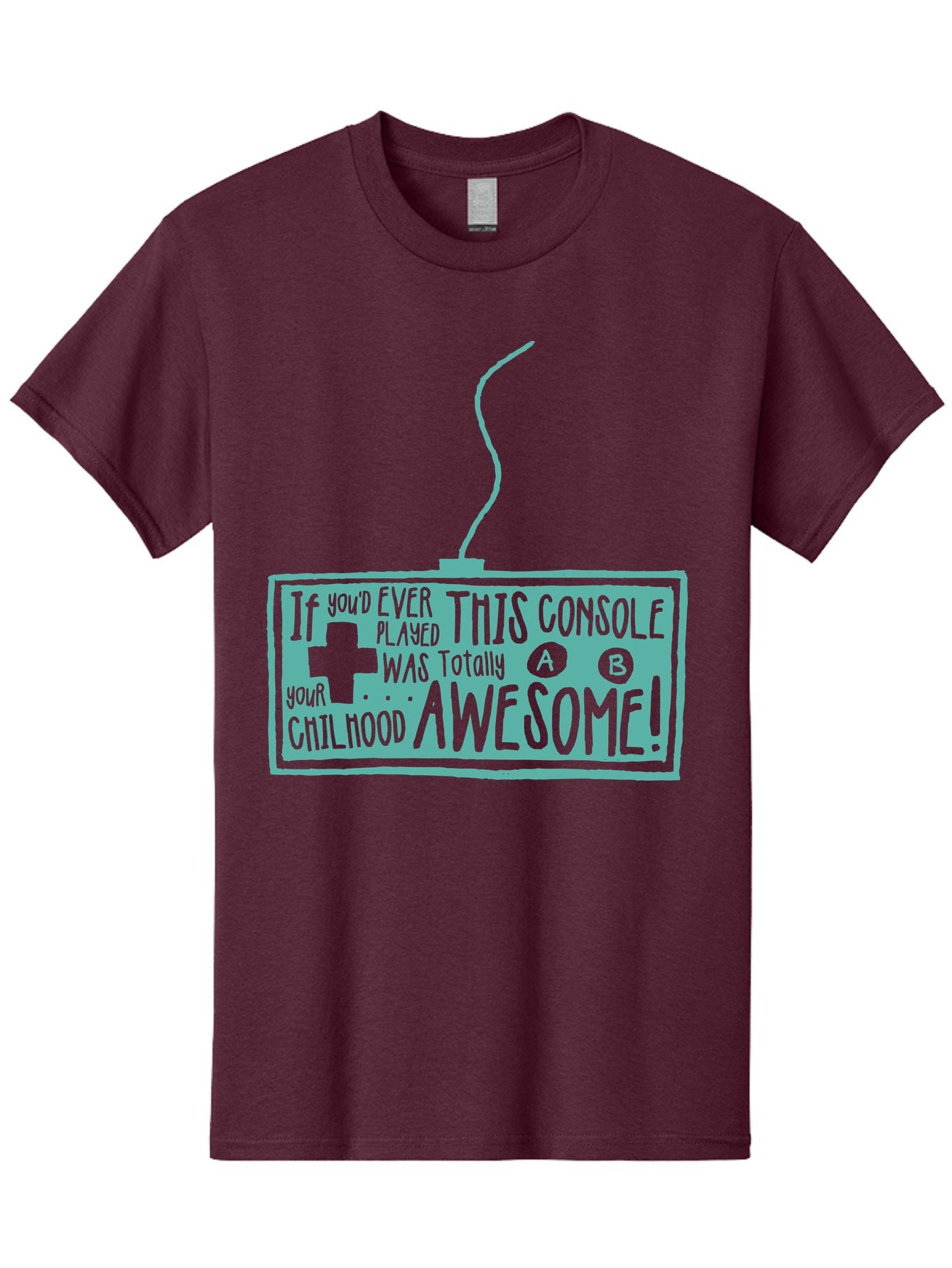 Never Stop Playing Men'S Graphic Tee, 100% Cotton, Comfortable Casual Summer Wear, Machine Washable, Retro Video Game Console, Vintage Gaming, Nostalgic Technology, Classic Video Games, Console Awesomeness, Power Cord, Playful Typography, Aae533 3