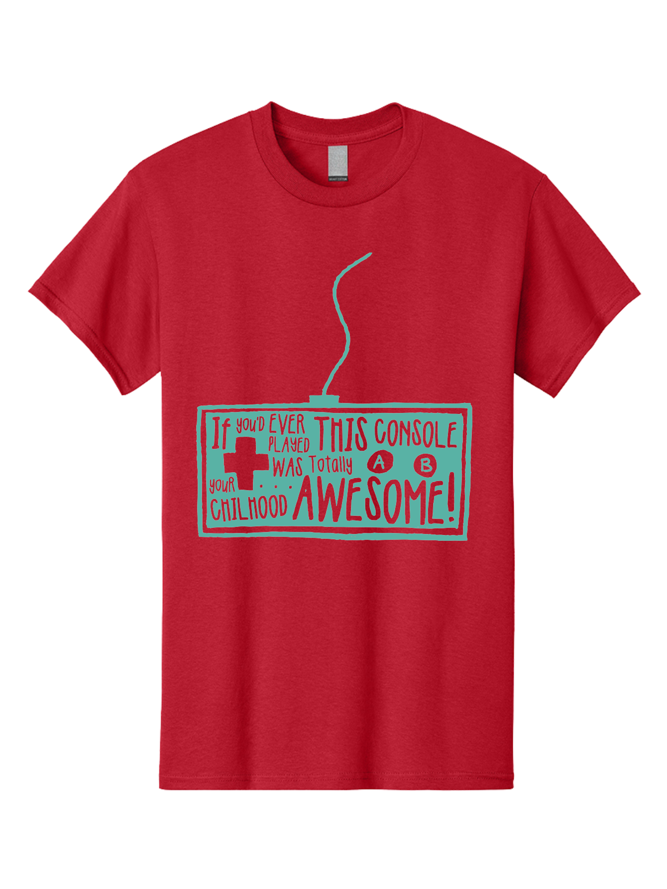 Never Stop Playing Men'S Graphic Tee, 100% Cotton, Comfortable Casual Summer Wear, Machine Washable, Retro Video Game Console, Vintage Gaming, Nostalgic Technology, Classic Video Games, Console Awesomeness, Power Cord, Playful Typography, Aae533 5