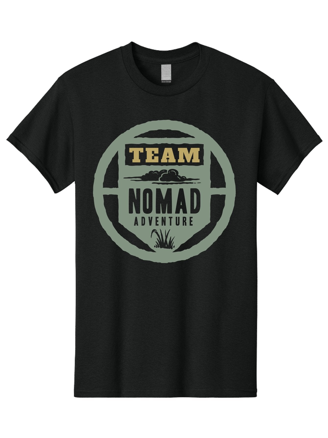 Nomad Men'S Graphic Tee, 100% Cotton, Comfortable Casual Summer Wear, Machine Washable, Adventure Team Logo, Nomadic Lifestyle, Travel Emblem, Exploration Symbol, Outdoor Adventure, Wanderlust Spirit, Adventure Seekers Aae538 9