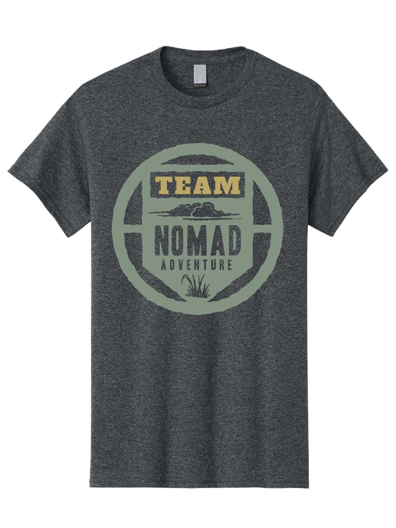 Nomad Men'S Graphic Tee, 100% Cotton, Comfortable Casual Summer Wear, Machine Washable, Adventure Team Logo, Nomadic Lifestyle, Travel Emblem, Exploration Symbol, Outdoor Adventure, Wanderlust Spirit, Adventure Seekers Aae538 13
