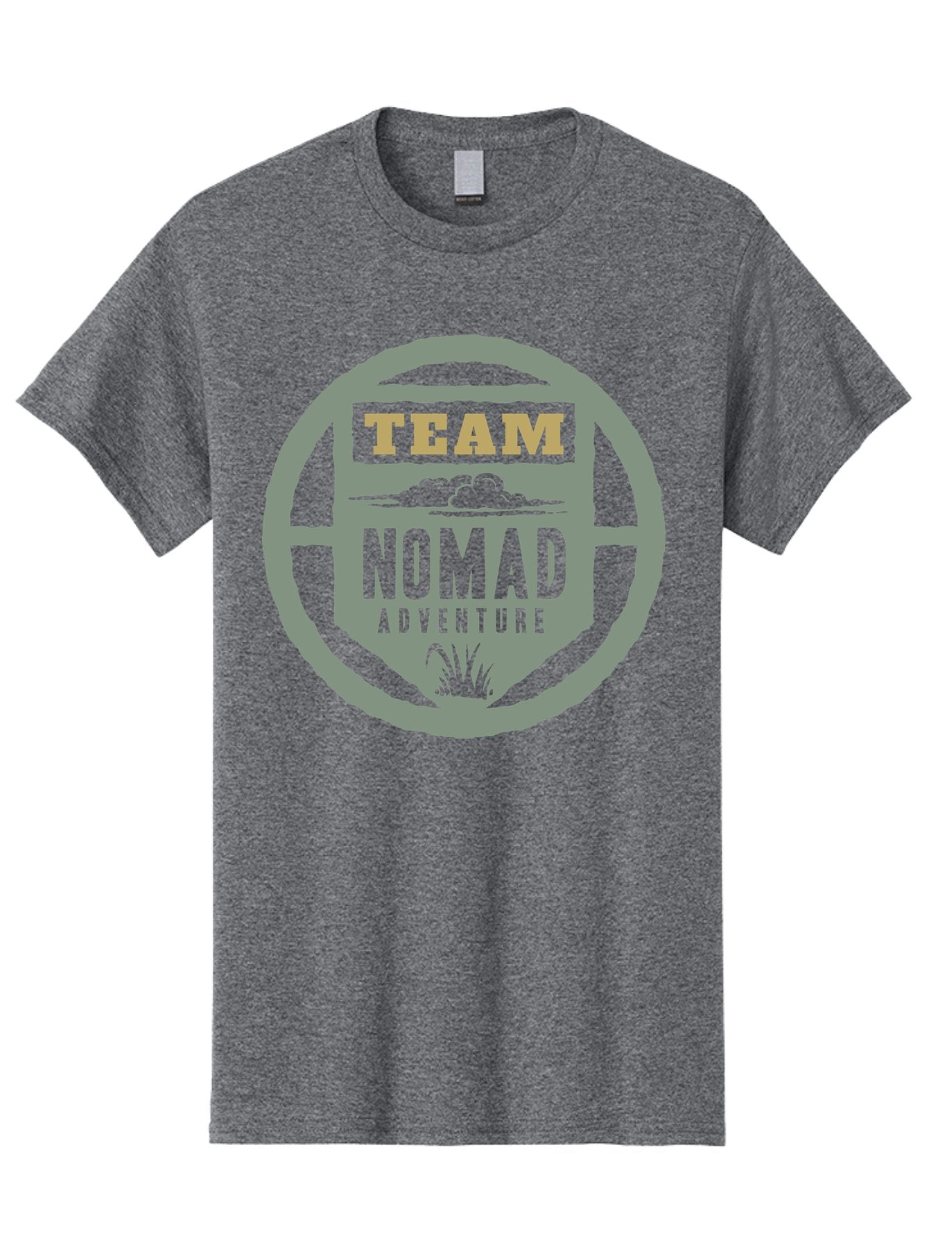 Nomad Men'S Graphic Tee, 100% Cotton, Comfortable Casual Summer Wear, Machine Washable, Adventure Team Logo, Nomadic Lifestyle, Travel Emblem, Exploration Symbol, Outdoor Adventure, Wanderlust Spirit, Adventure Seekers Aae538 3