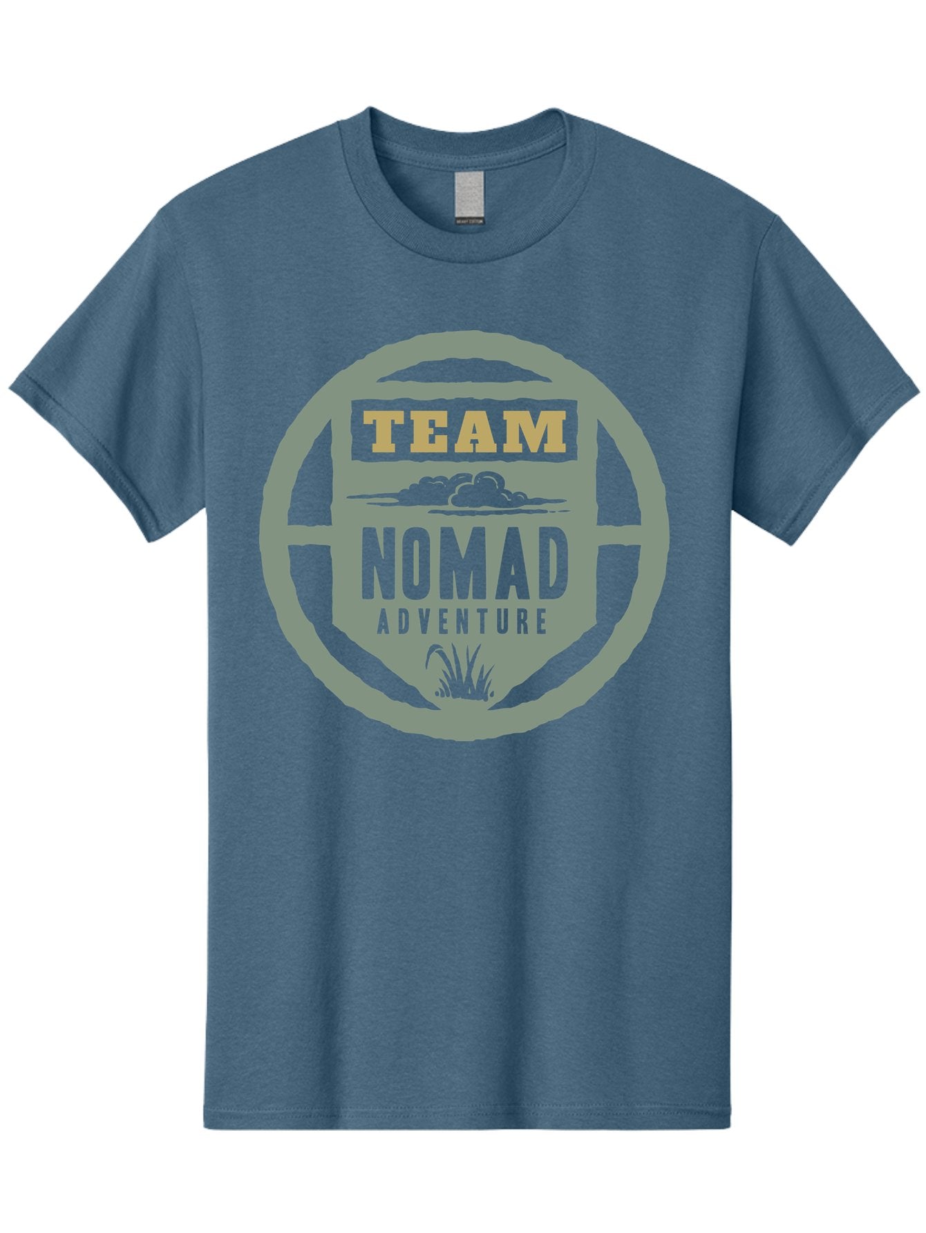 Nomad Men'S Graphic Tee, 100% Cotton, Comfortable Casual Summer Wear, Machine Washable, Adventure Team Logo, Nomadic Lifestyle, Travel Emblem, Exploration Symbol, Outdoor Adventure, Wanderlust Spirit, Adventure Seekers Aae538 15