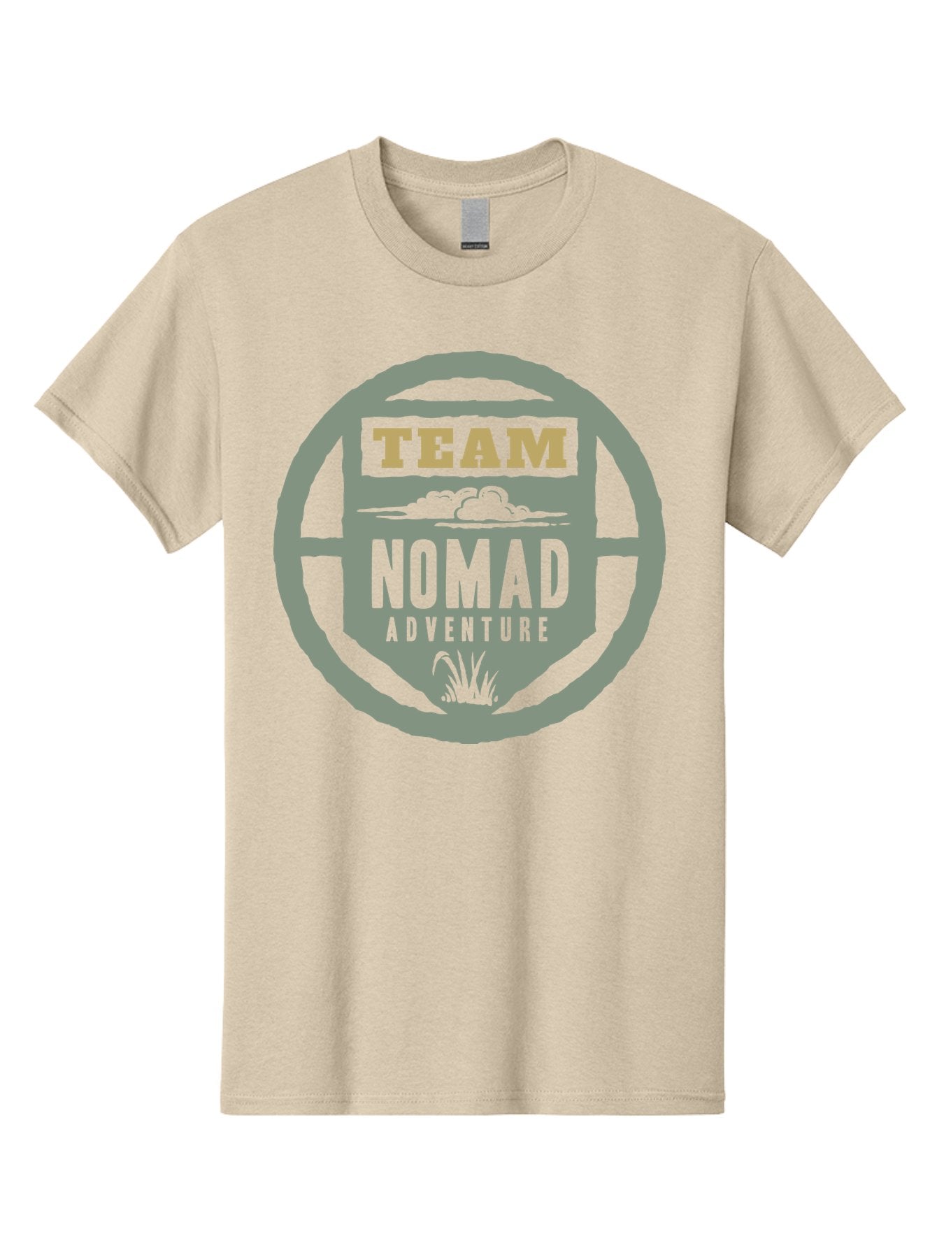 Nomad Men'S Graphic Tee, 100% Cotton, Comfortable Casual Summer Wear, Machine Washable, Adventure Team Logo, Nomadic Lifestyle, Travel Emblem, Exploration Symbol, Outdoor Adventure, Wanderlust Spirit, Adventure Seekers Aae538 10