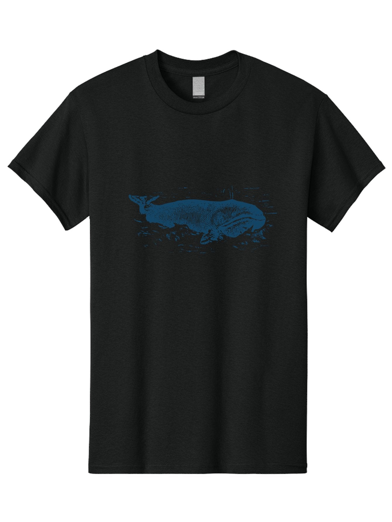 Ocean Giant Whale Men'S Graphic Tee, 100% Cotton, Comfortable Casual Summer Wear, Machine Washable, Tapir, Wild Animal, Wildlife, Forest Creature, Exotic Species, Large Mammal Aae547