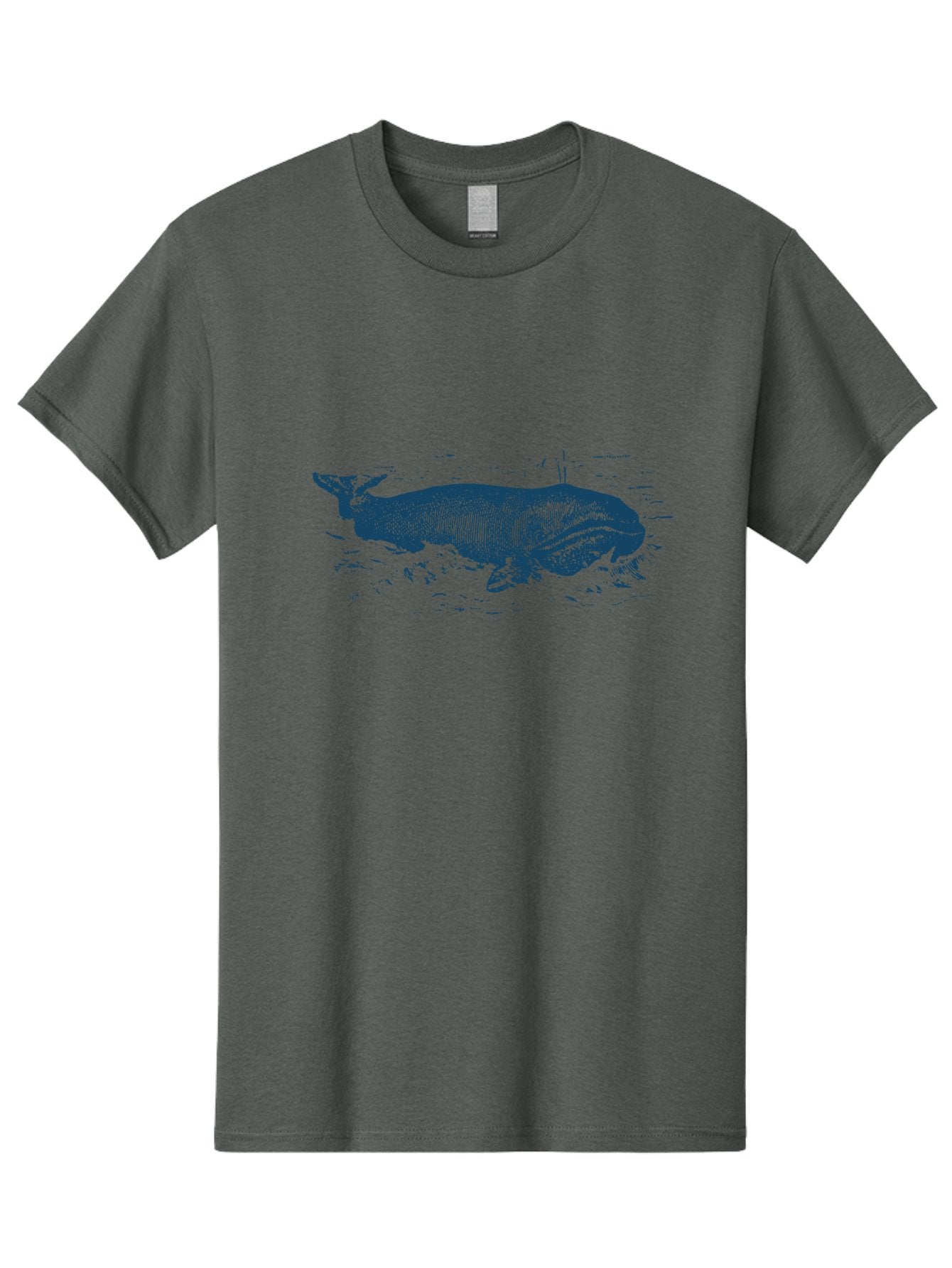 Ocean Giant Whale Men'S Graphic Tee, 100% Cotton, Comfortable Casual Summer Wear, Machine Washable, Tapir, Wild Animal, Wildlife, Forest Creature, Exotic Species, Large Mammal Aae547 15
