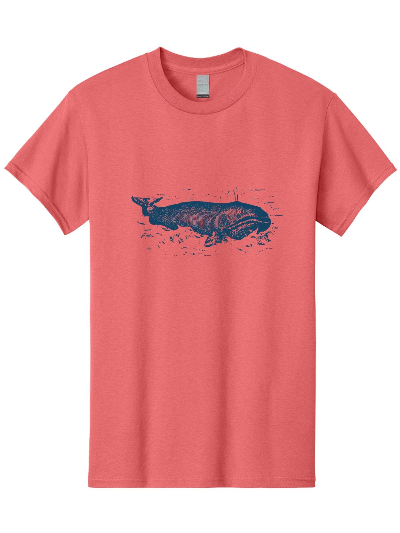 Ocean Giant Whale Men'S Graphic Tee, 100% Cotton, Comfortable Casual Summer Wear, Machine Washable, Tapir, Wild Animal, Wildlife, Forest Creature, Exotic Species, Large Mammal Aae547 12